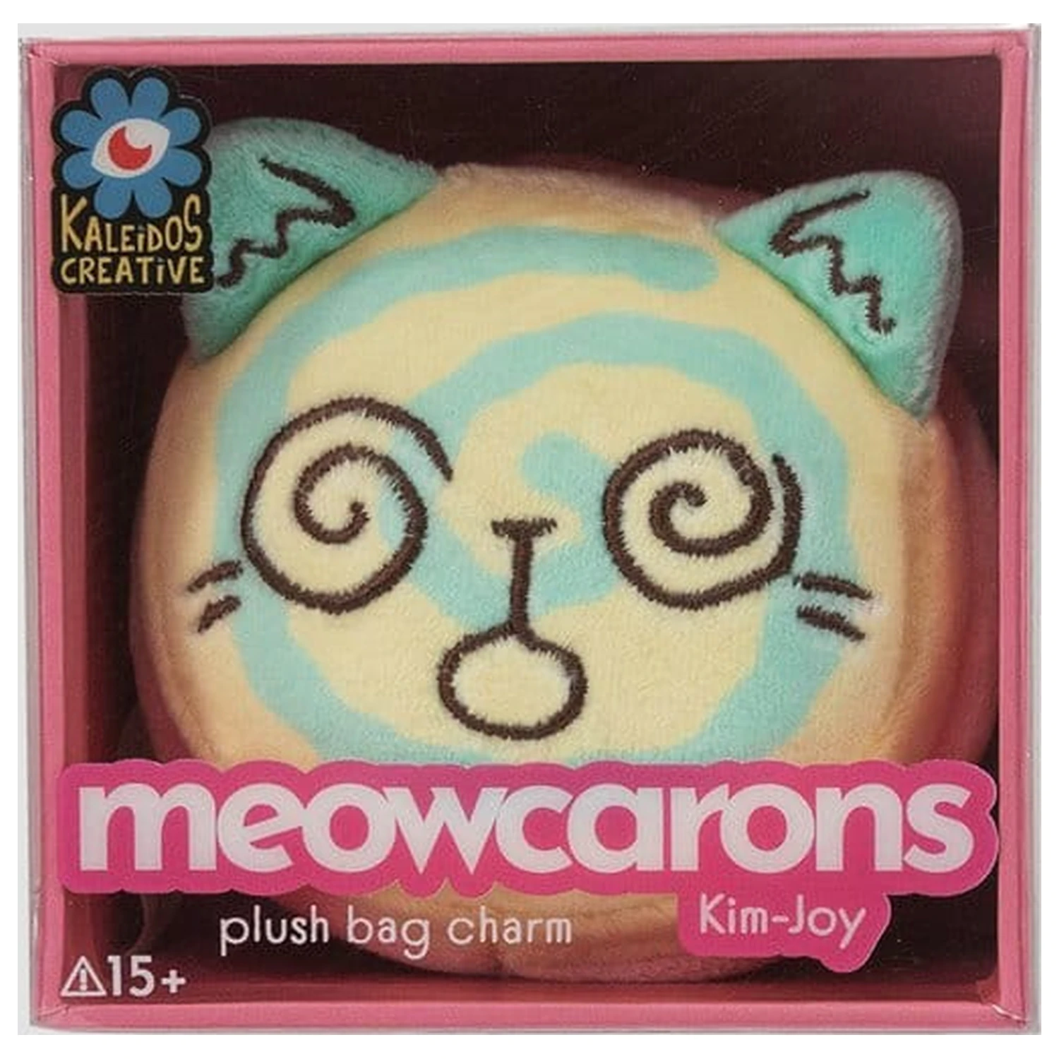 Meowcaron Plush Bag Charm Spiral 7 cm product photo