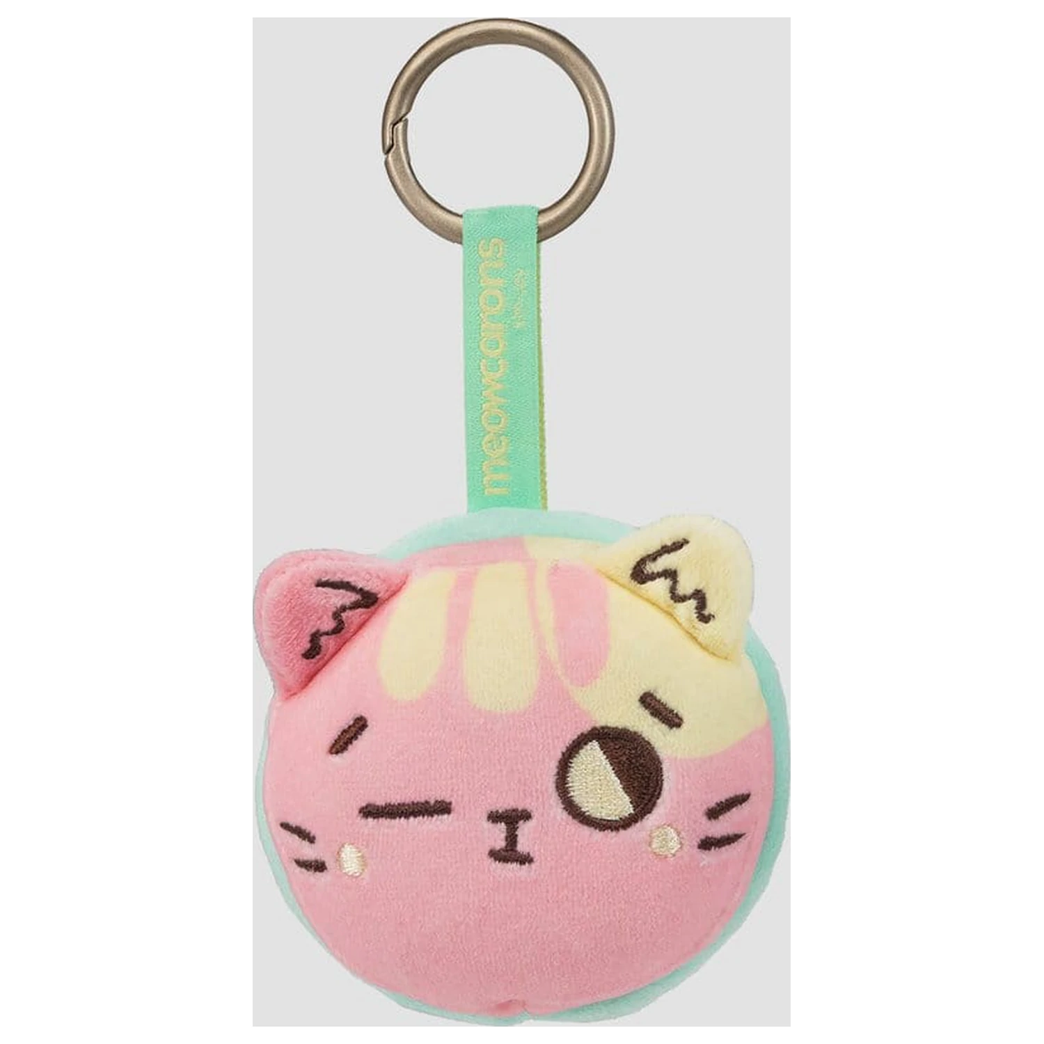 Meowcaron Plush Bag Charm Wink 7 cm product photo