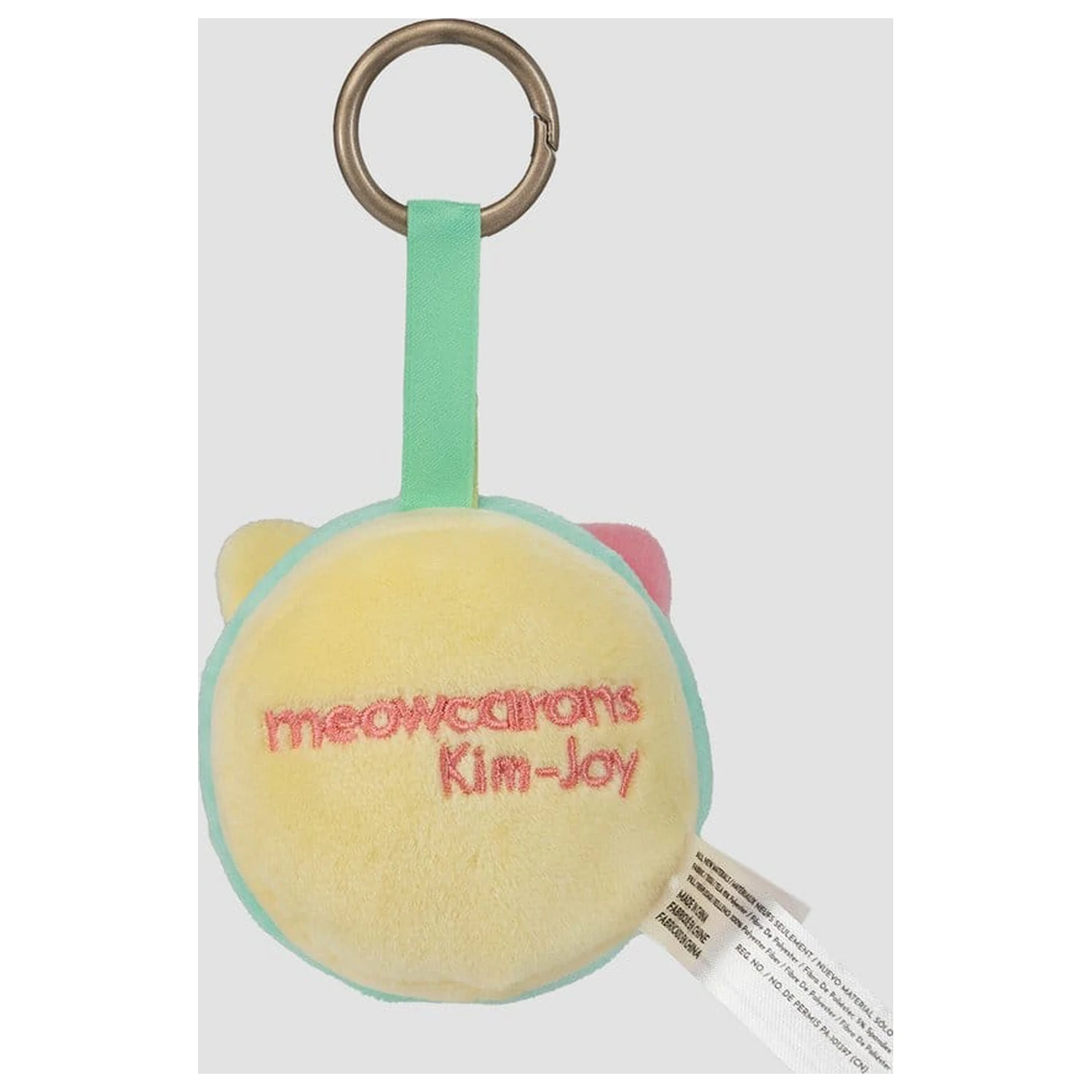 Meowcaron Plush Bag Charm Wink 7 cm product photo