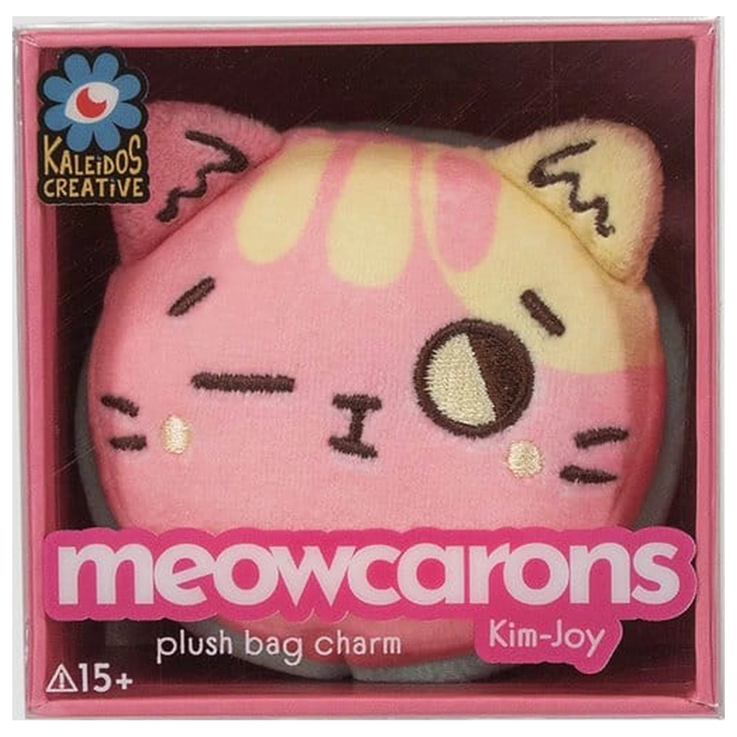 Meowcaron Plush Bag Charm Wink 7 cm product photo