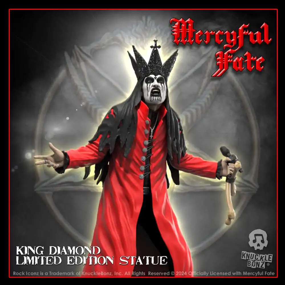 Mercyful Fate Rock Iconz Statue King Diamond III (Red Version) 22 cm termékfotó