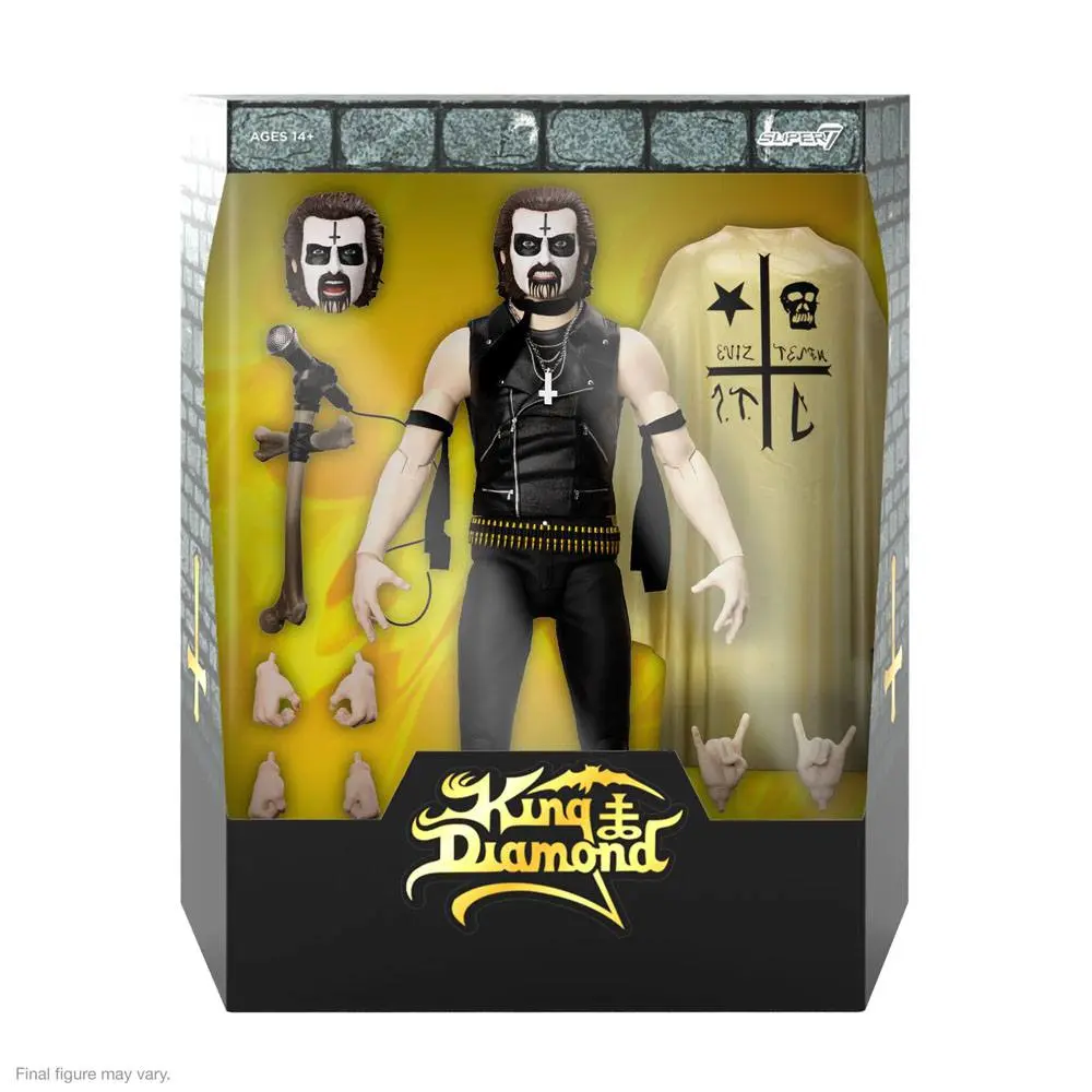 Mercyful Fate Ultimates Action Figure King Diamond (First Appearance) 18 cm product photo