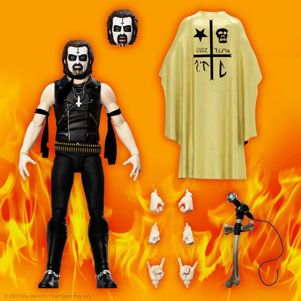 Mercyful Fate Ultimates Action Figure King Diamond (First Appearance) 18 cm product photo