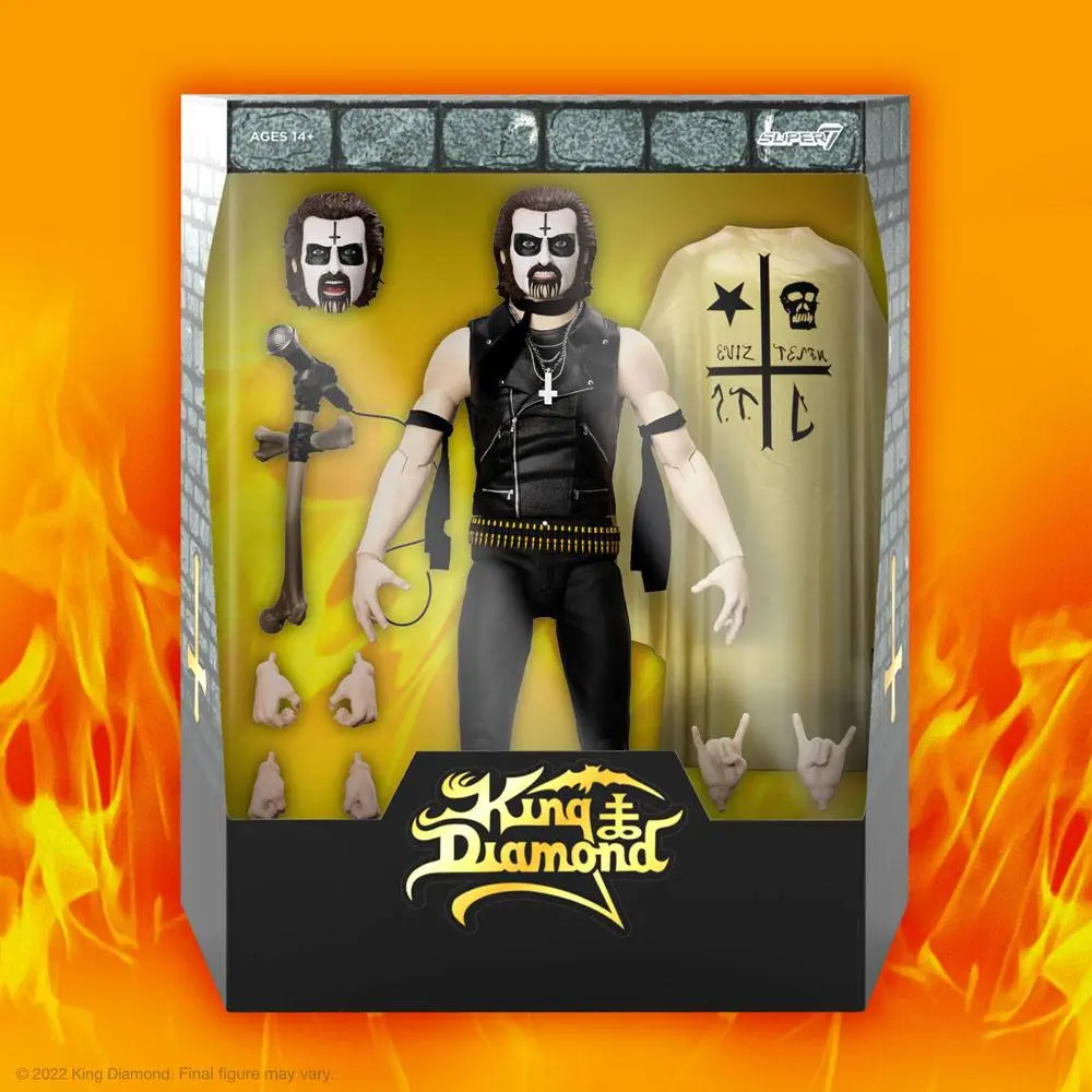 Mercyful Fate Ultimates Action Figure King Diamond (First Appearance) 18 cm product photo