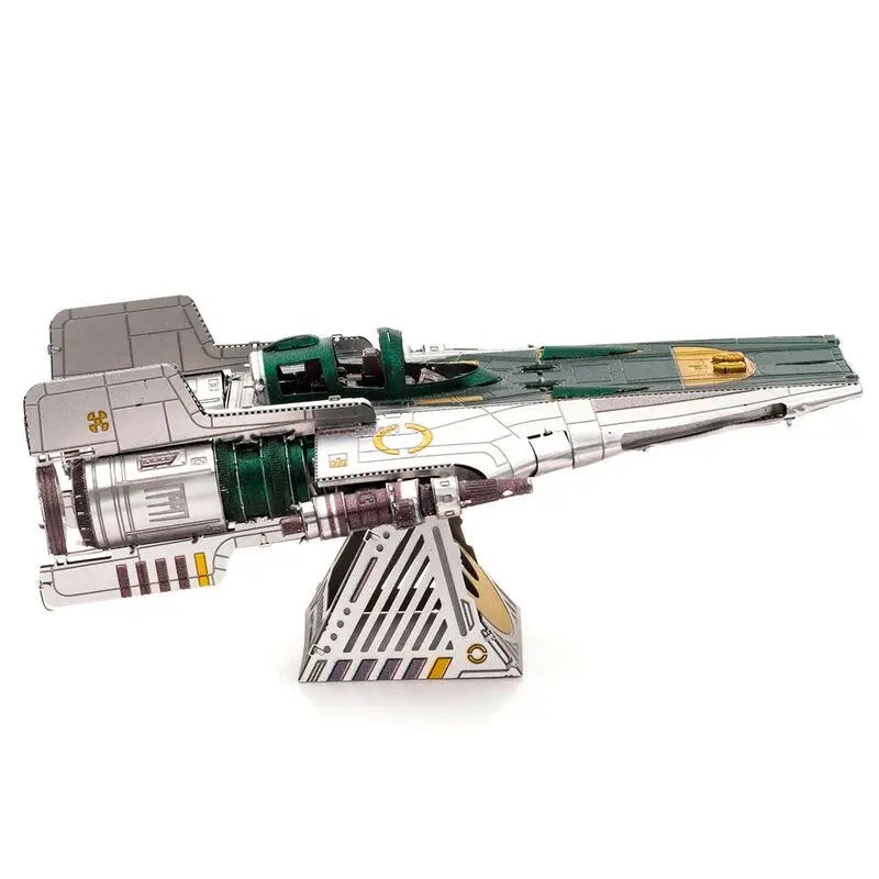 Metal Earth Star Wars The Rise of Skywalker Resistance A-Wing Fighter metal model kit product photo