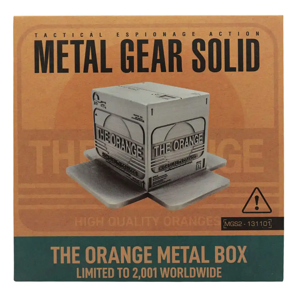 Metal Gear Solid 2 Replica Cardboard Box product photo