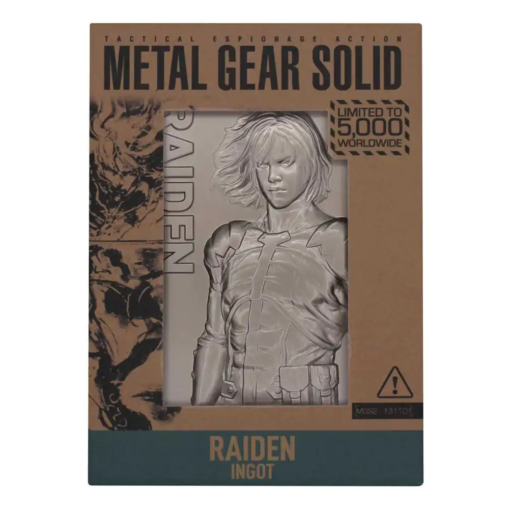 Metal Gear Solid 2 Ingot Raiden Limited Edition product photo