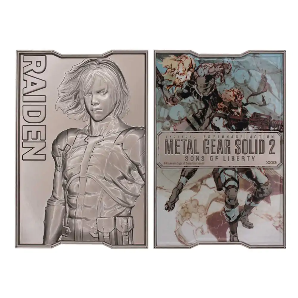 Metal Gear Solid 2 Ingot Raiden Limited Edition product photo