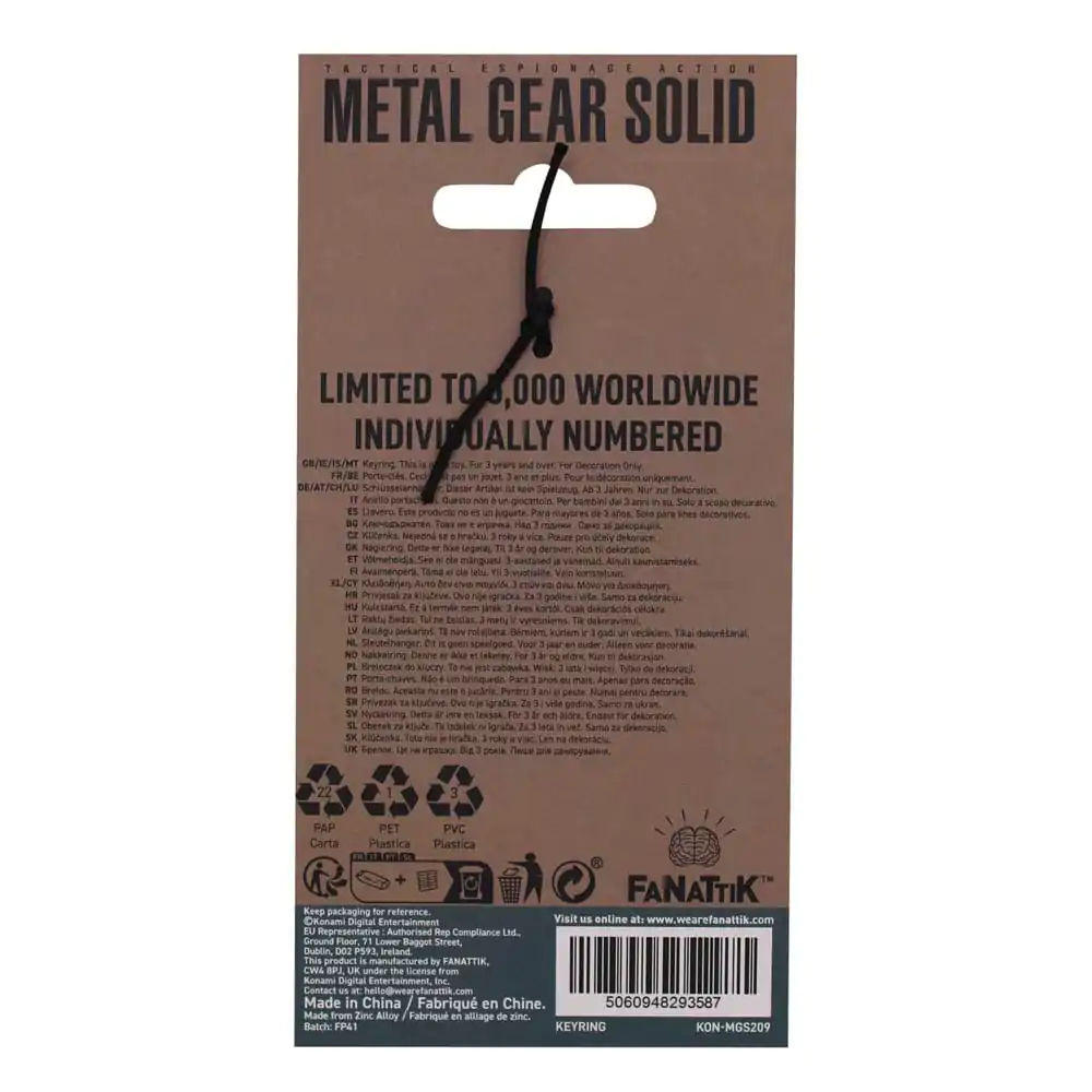 Metal Gear Solid 2 Keychain Limited Edition product photo