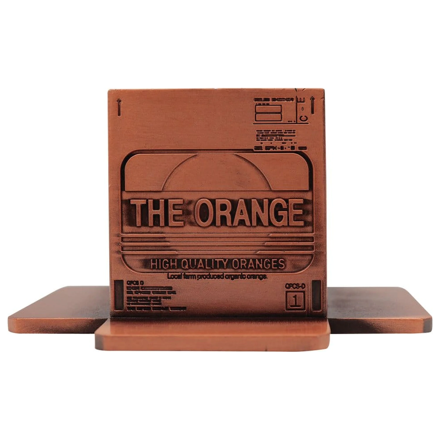 Metal Gear Solid 2 Replica Cardboard Box Antique Gold   product photo