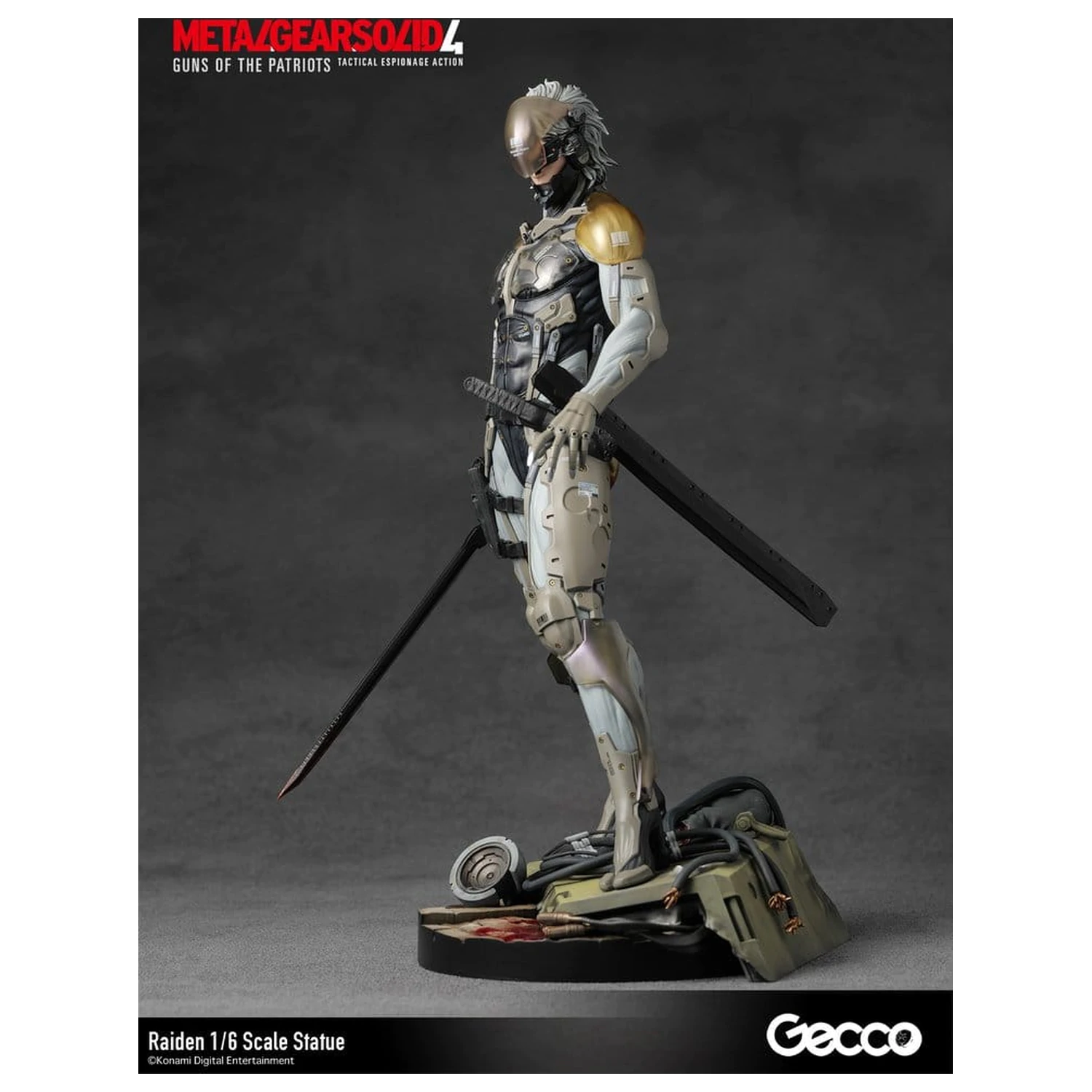 Metal Gear Solid 4 Guns of the Patriots Statue 1/6 Raiden 32 cm product photo