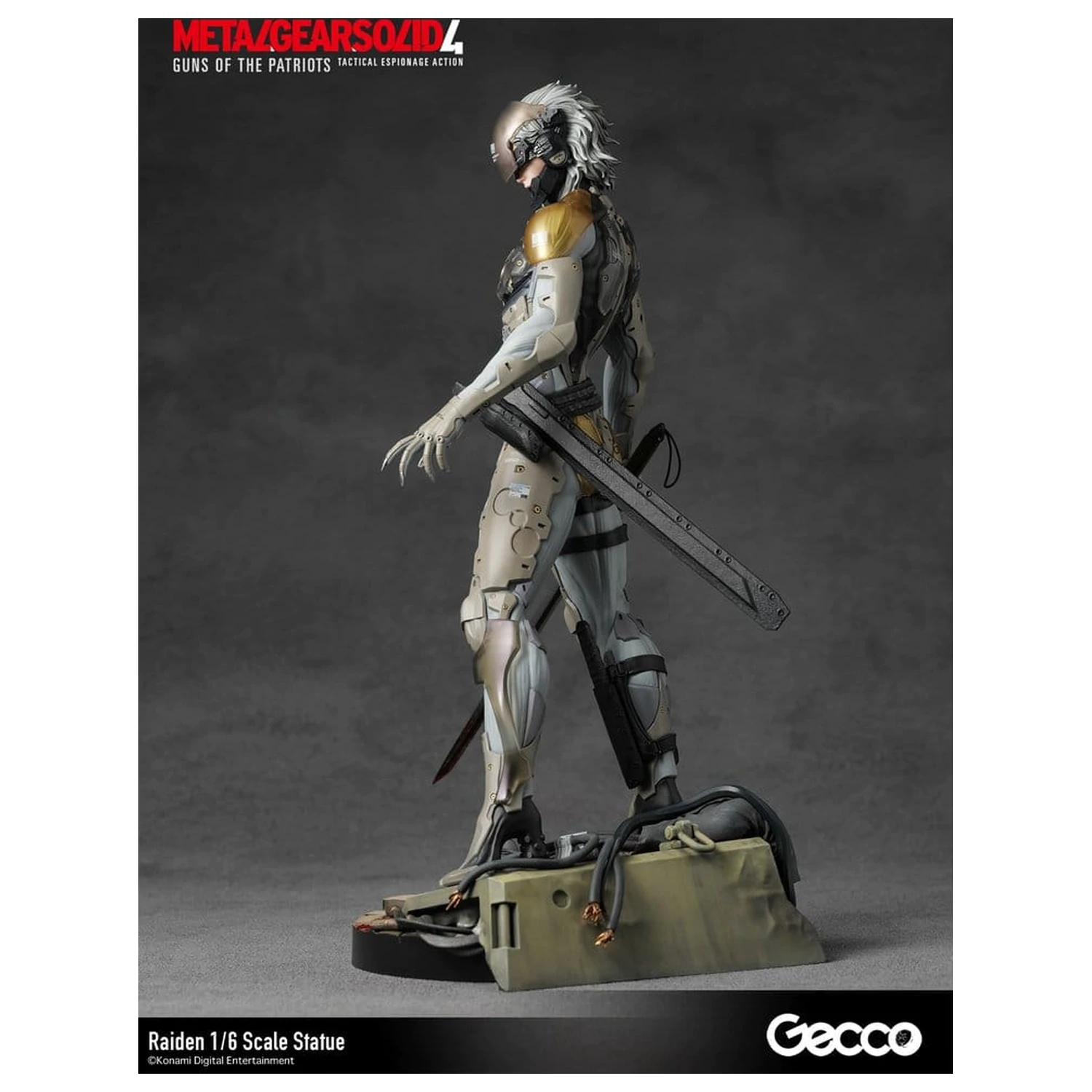 Metal Gear Solid 4 Guns of the Patriots Statue 1/6 Raiden 32 cm product photo