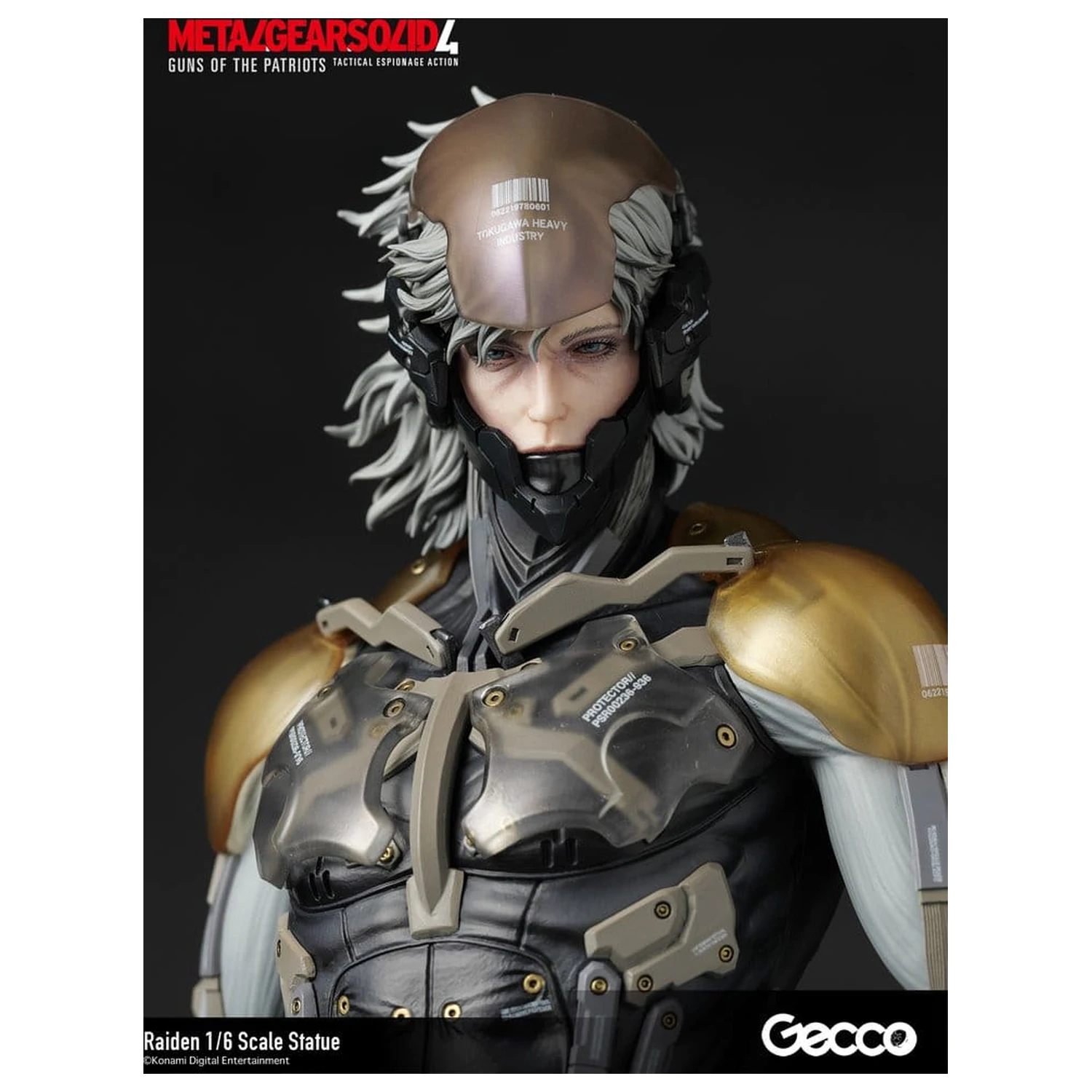 Metal Gear Solid 4 Guns of the Patriots Statue 1/6 Raiden 32 cm product photo