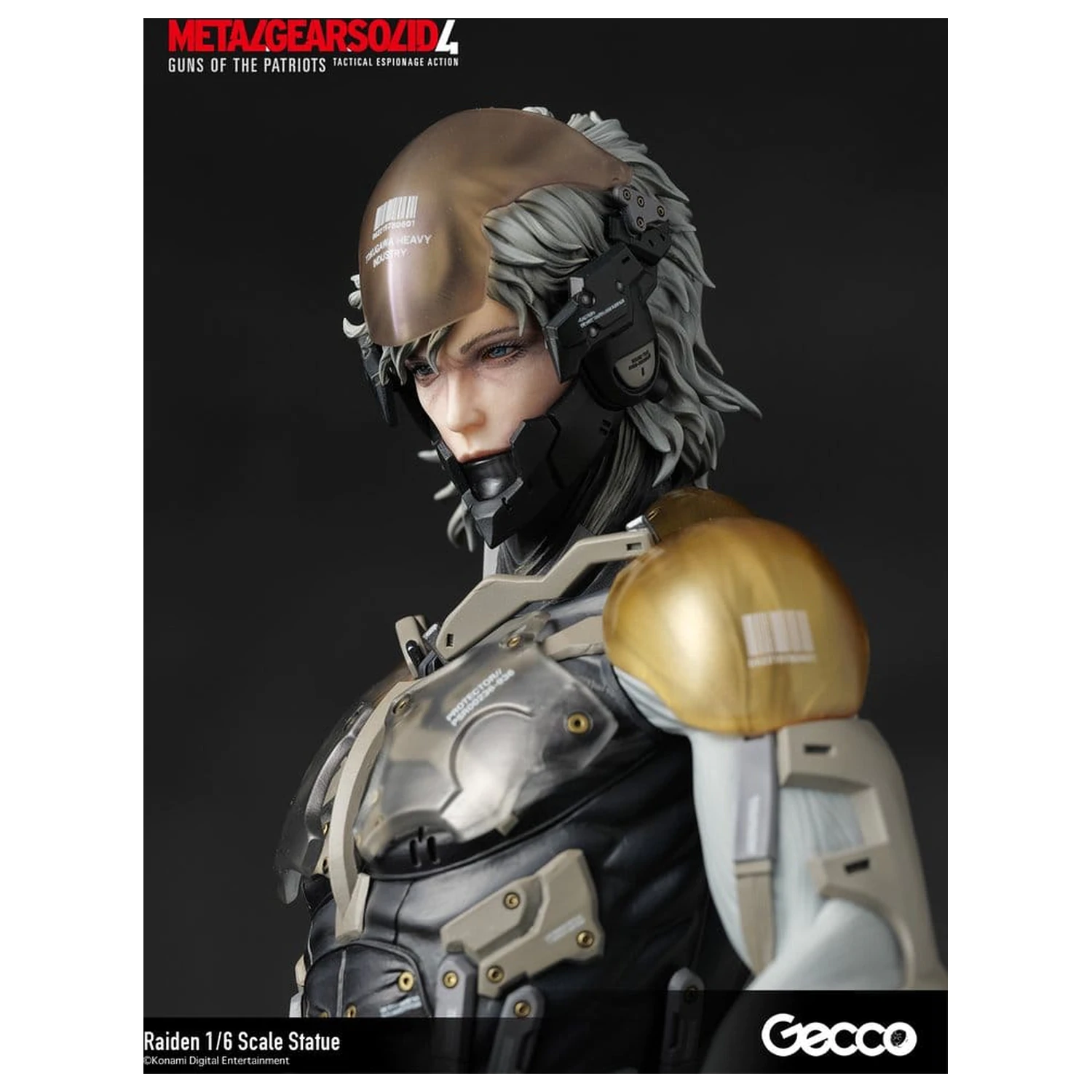 Metal Gear Solid 4 Guns of the Patriots Statue 1/6 Raiden 32 cm product photo