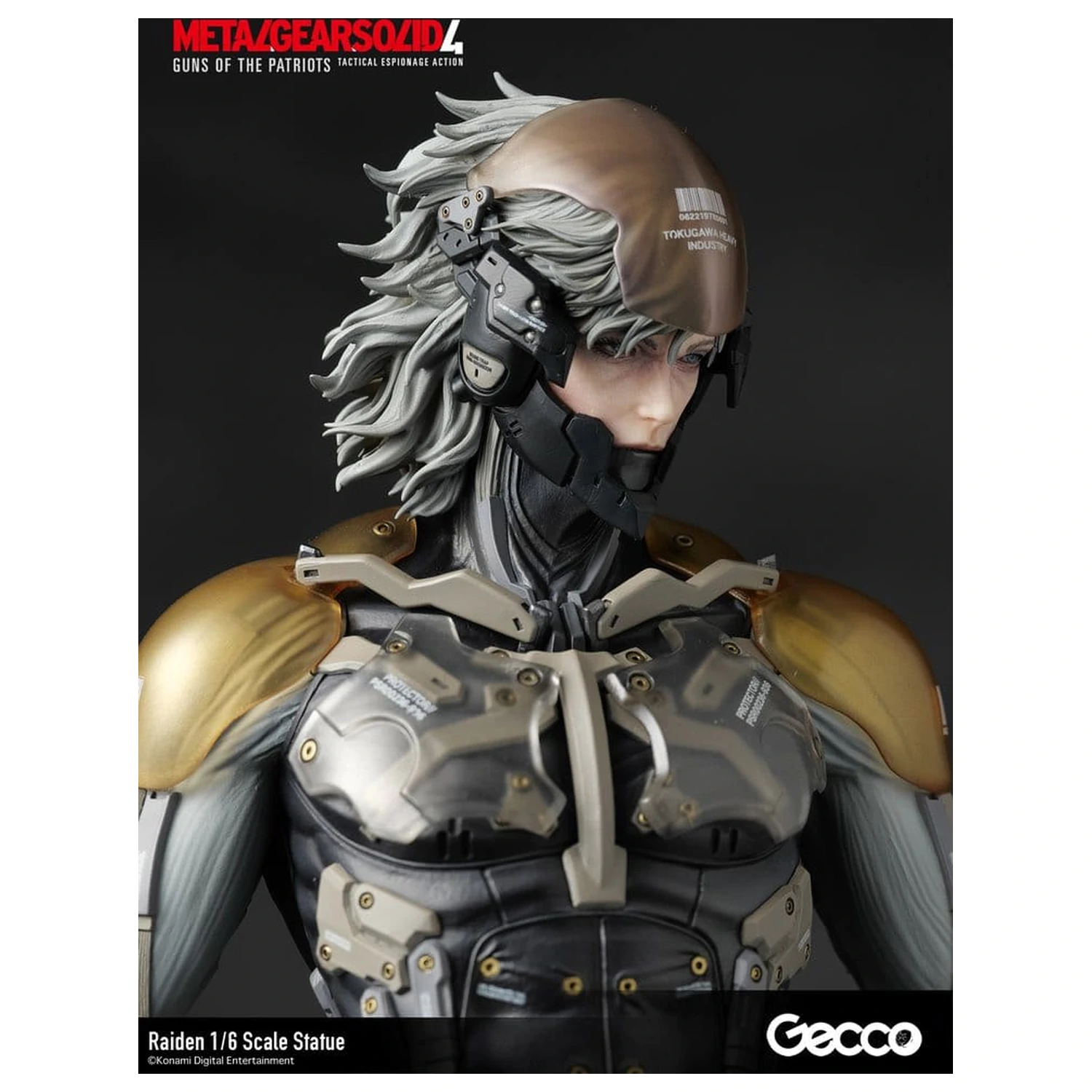 Metal Gear Solid 4 Guns of the Patriots Statue 1/6 Raiden 32 cm product photo