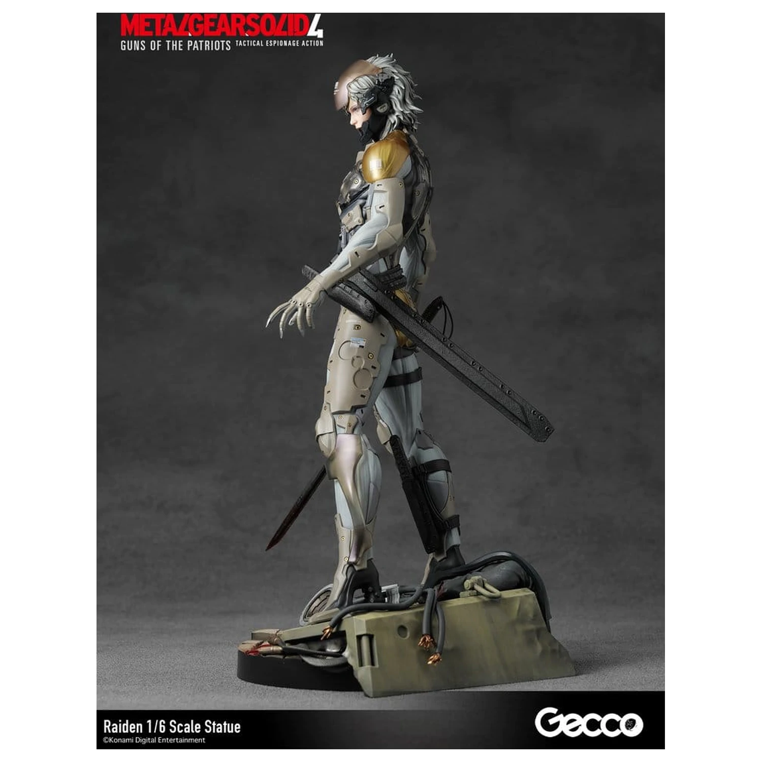 Metal Gear Solid 4 Guns of the Patriots Statue 1/6 Raiden 32 cm product photo
