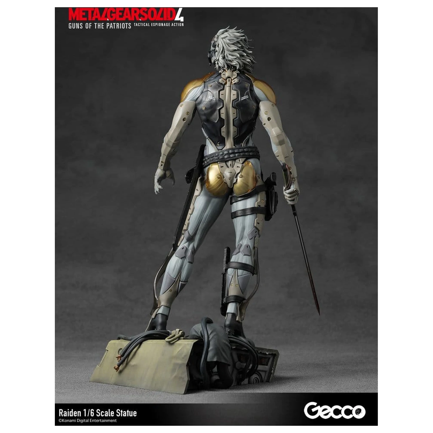 Metal Gear Solid 4 Guns of the Patriots Statue 1/6 Raiden 32 cm product photo