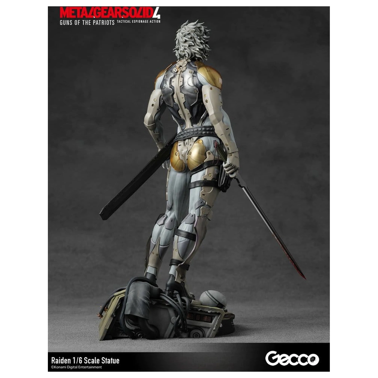 Metal Gear Solid 4 Guns of the Patriots Statue 1/6 Raiden 32 cm product photo