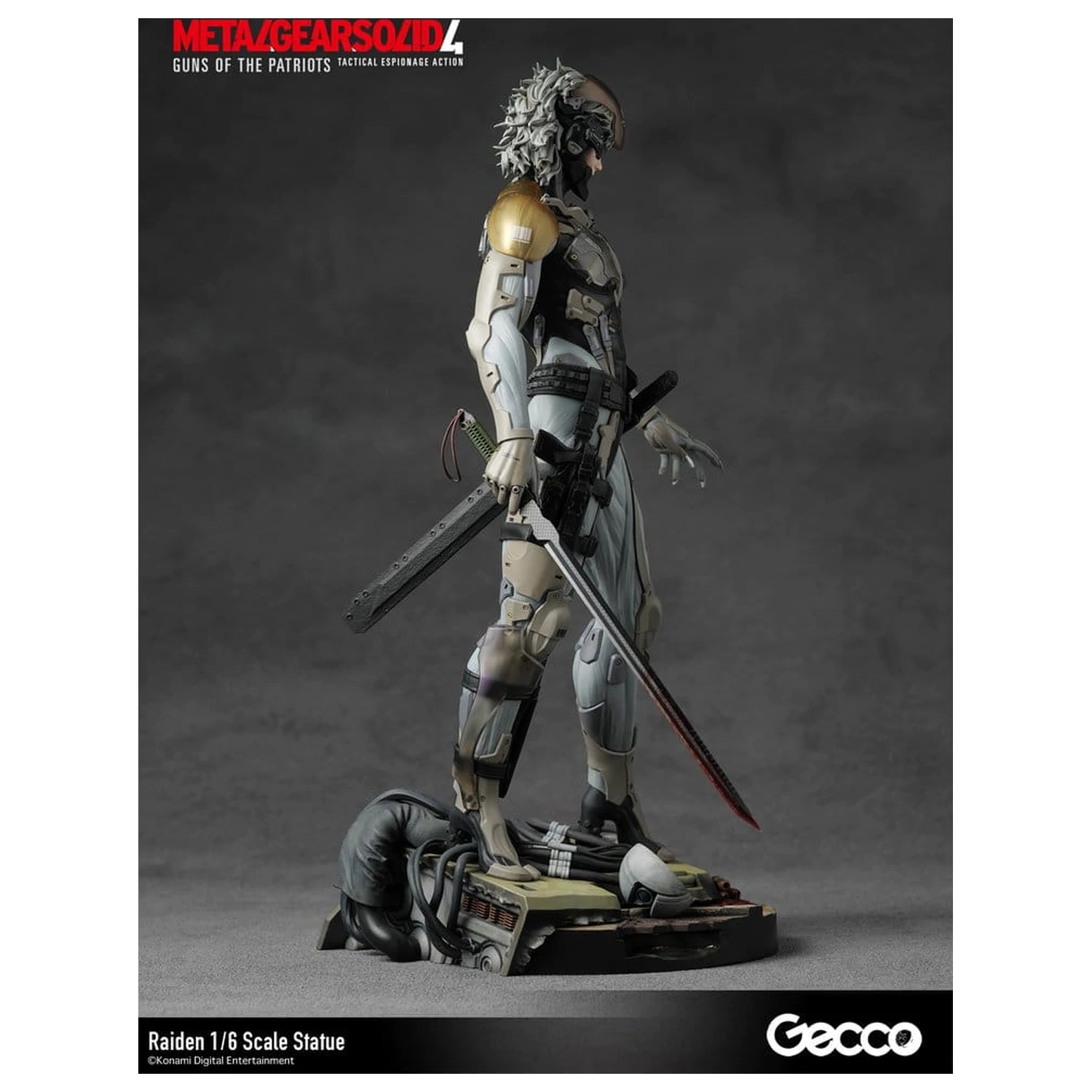 Metal Gear Solid 4 Guns of the Patriots Statue 1/6 Raiden 32 cm product photo