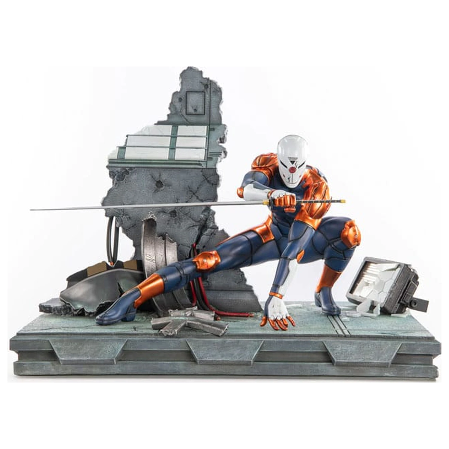 Metal Gear Solid Statue Cyborg Ninja (Gray Fox) 41 cm product photo