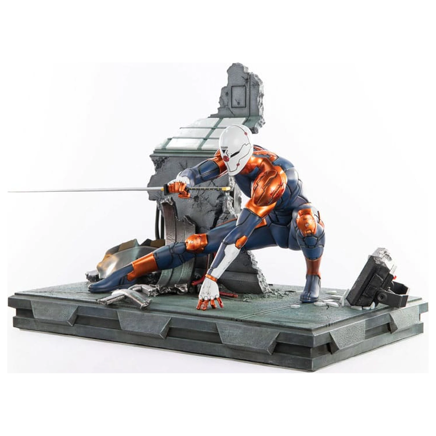 Metal Gear Solid Statue Cyborg Ninja (Gray Fox) 41 cm product photo