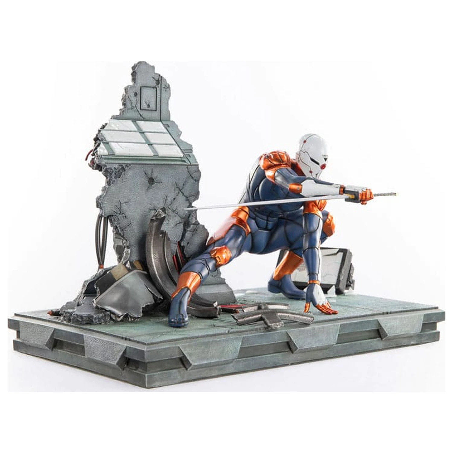 Metal Gear Solid Statue Cyborg Ninja (Gray Fox) 41 cm product photo