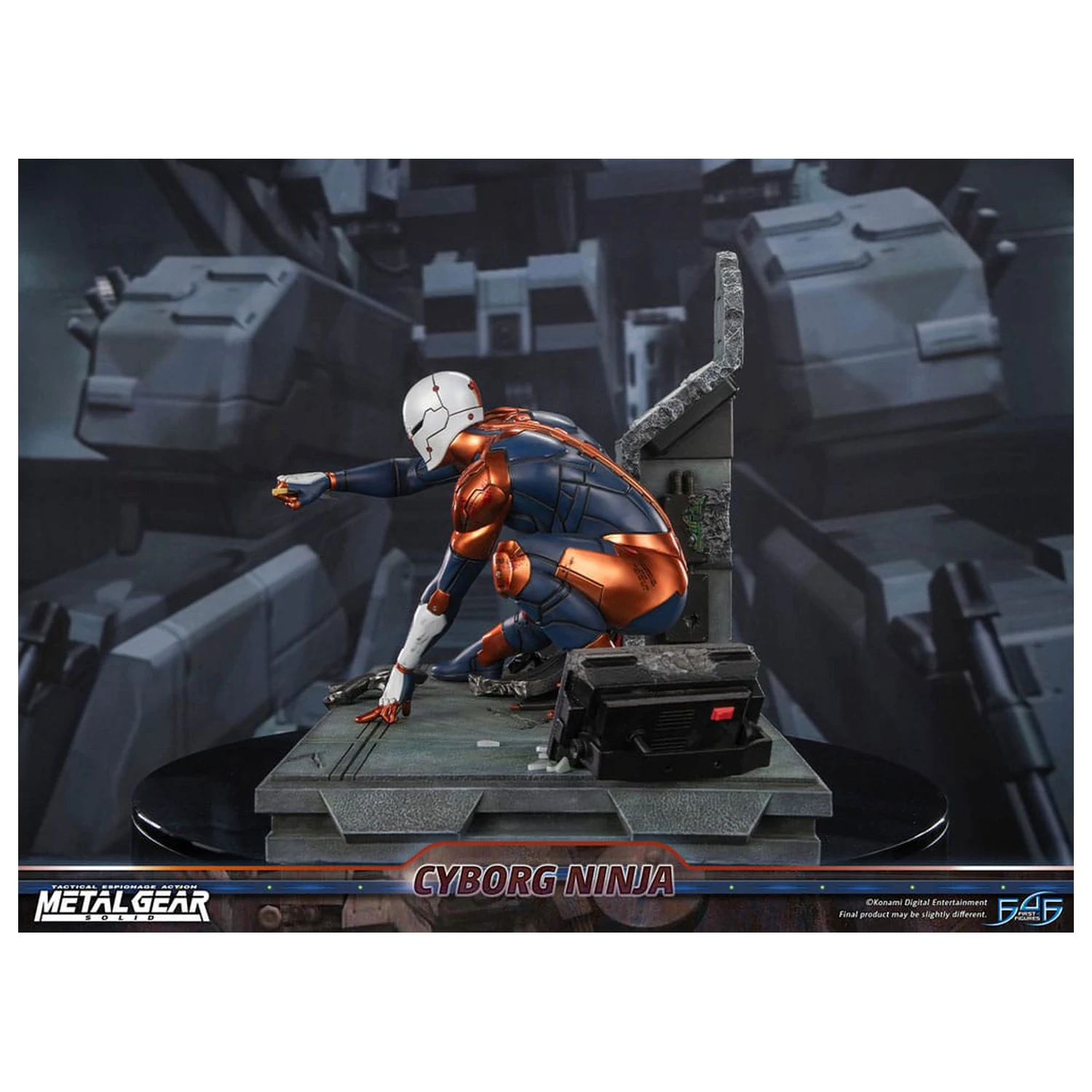 Metal Gear Solid Statue Cyborg Ninja (Gray Fox) 41 cm product photo