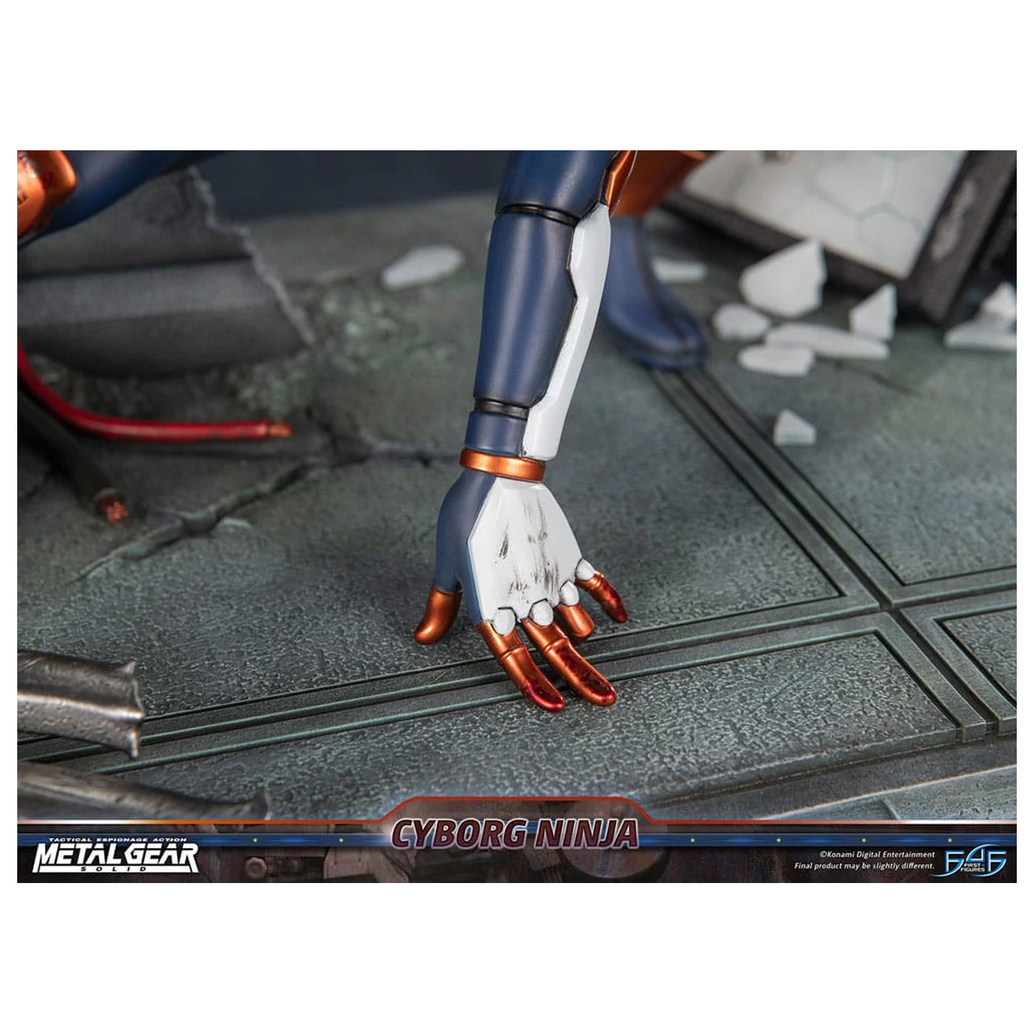Metal Gear Solid Statue Cyborg Ninja (Gray Fox) 41 cm product photo