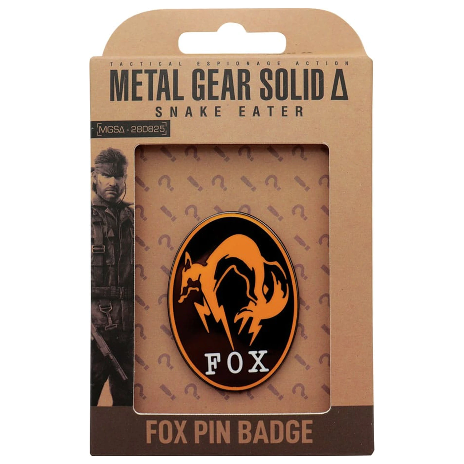 Metal Gear Solid Delta Pin Badge Fox Limited Edition product photo