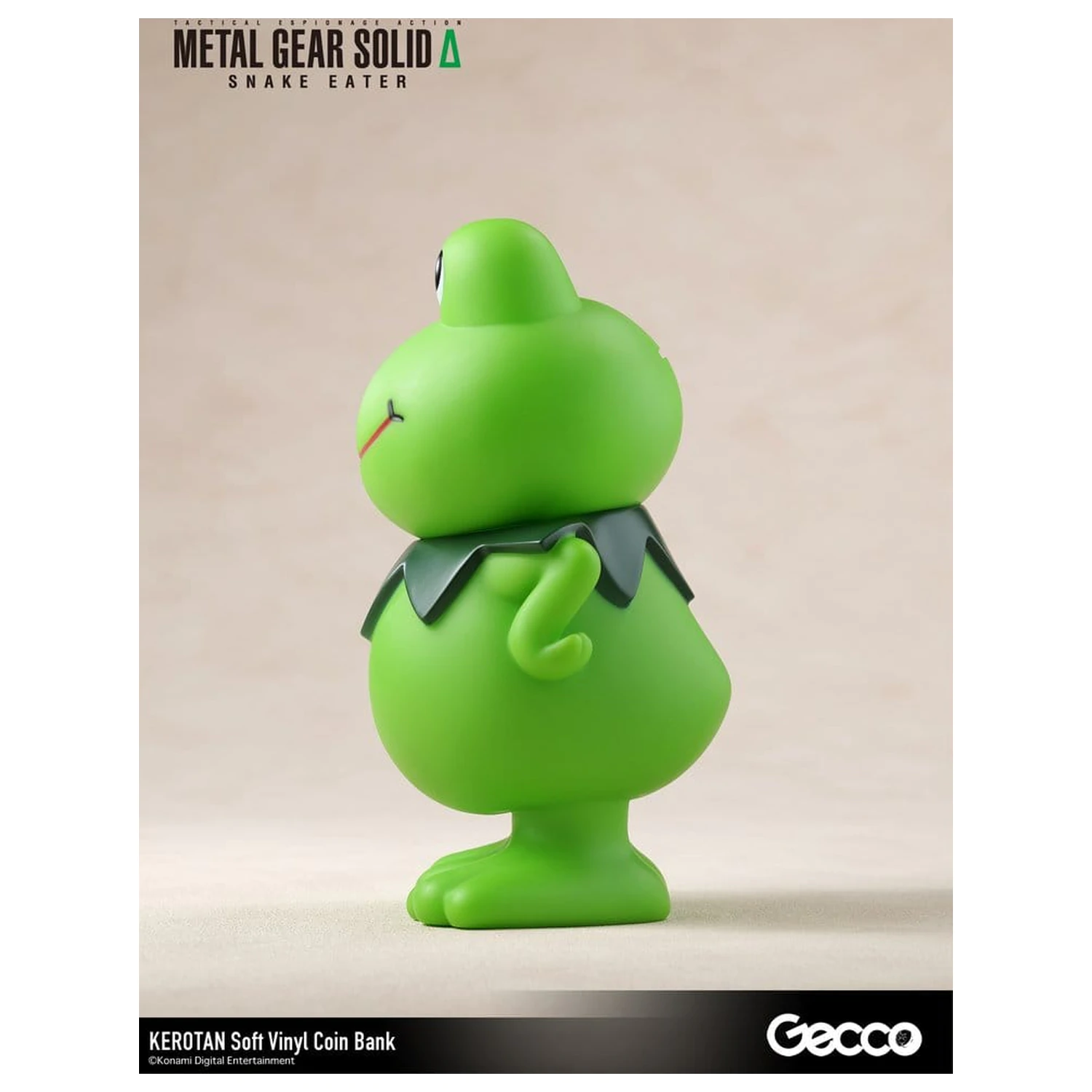 Metal Gear Solid Snake Eater Soft Vinyl Bank Kerotan 21 cm product photo