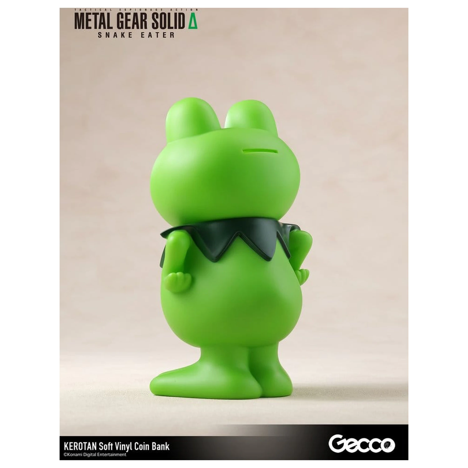 Metal Gear Solid Snake Eater Soft Vinyl Bank Kerotan 21 cm product photo