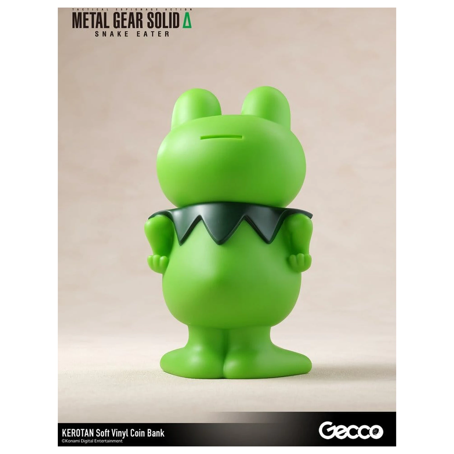 Metal Gear Solid Snake Eater Soft Vinyl Bank Kerotan 21 cm product photo