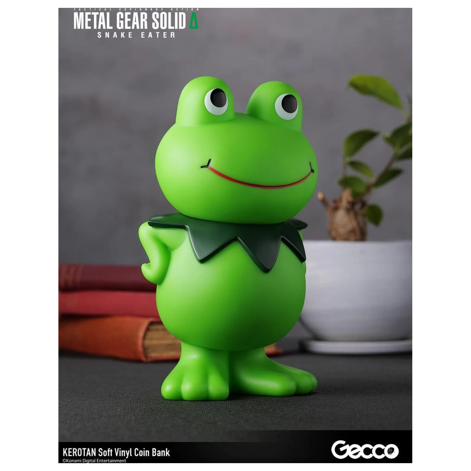 Metal Gear Solid Snake Eater Soft Vinyl Bank Kerotan 21 cm product photo
