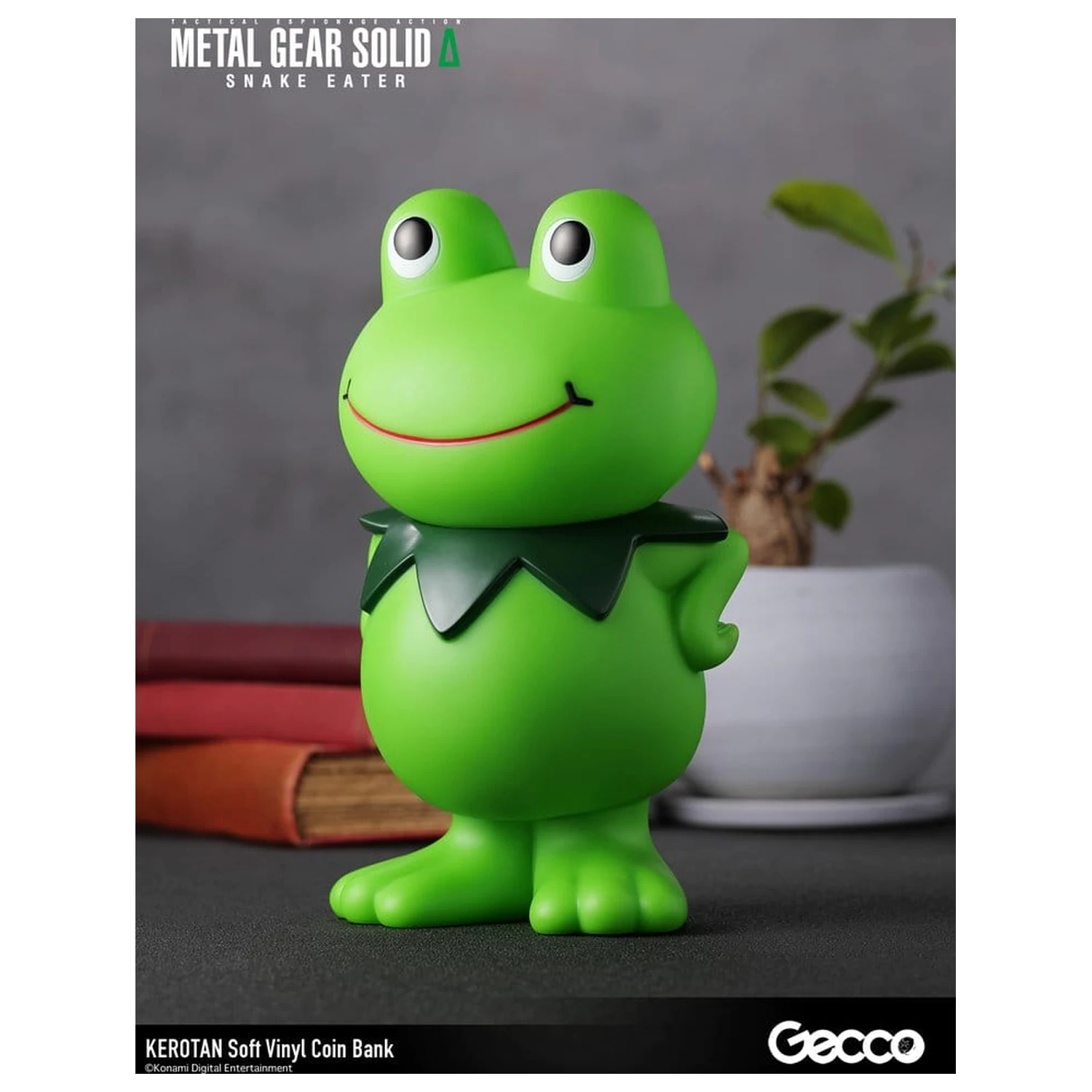 Metal Gear Solid Snake Eater Soft Vinyl Bank Kerotan 21 cm product photo