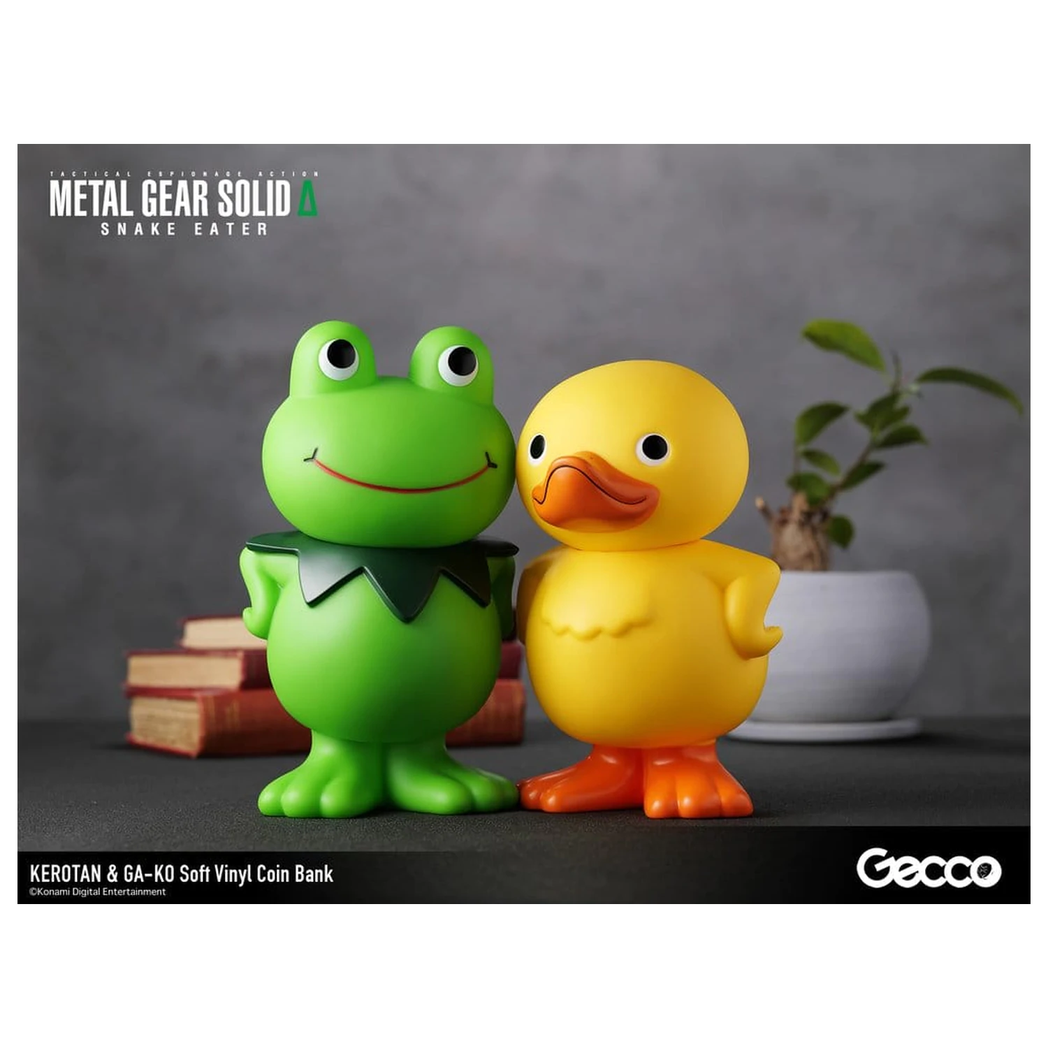Metal Gear Solid Snake Eater Soft Vinyl Bank Kerotan 21 cm product photo