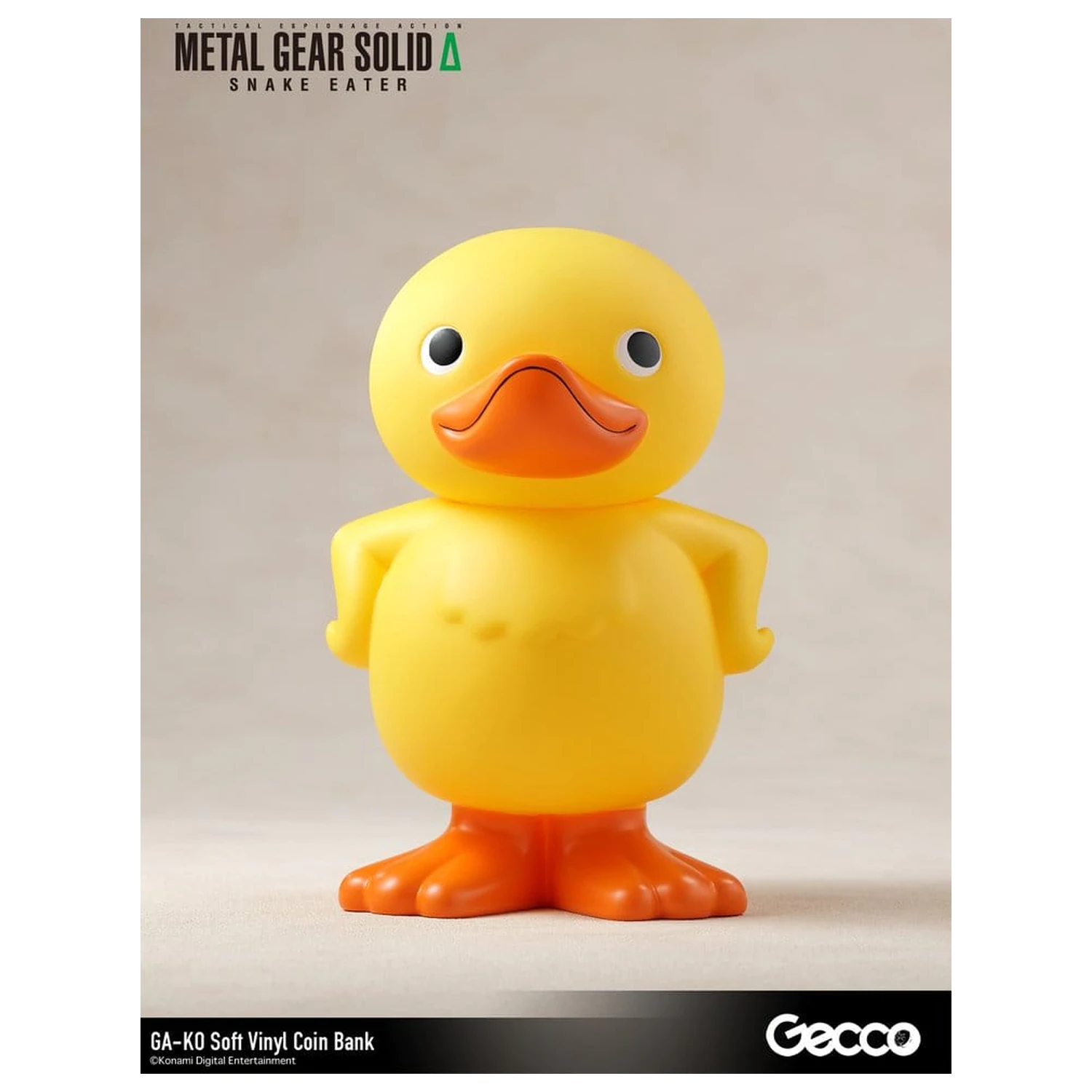 Metal Gear Solid Snake Eater Soft Vinyl Bank GA-KO 19 cm product photo