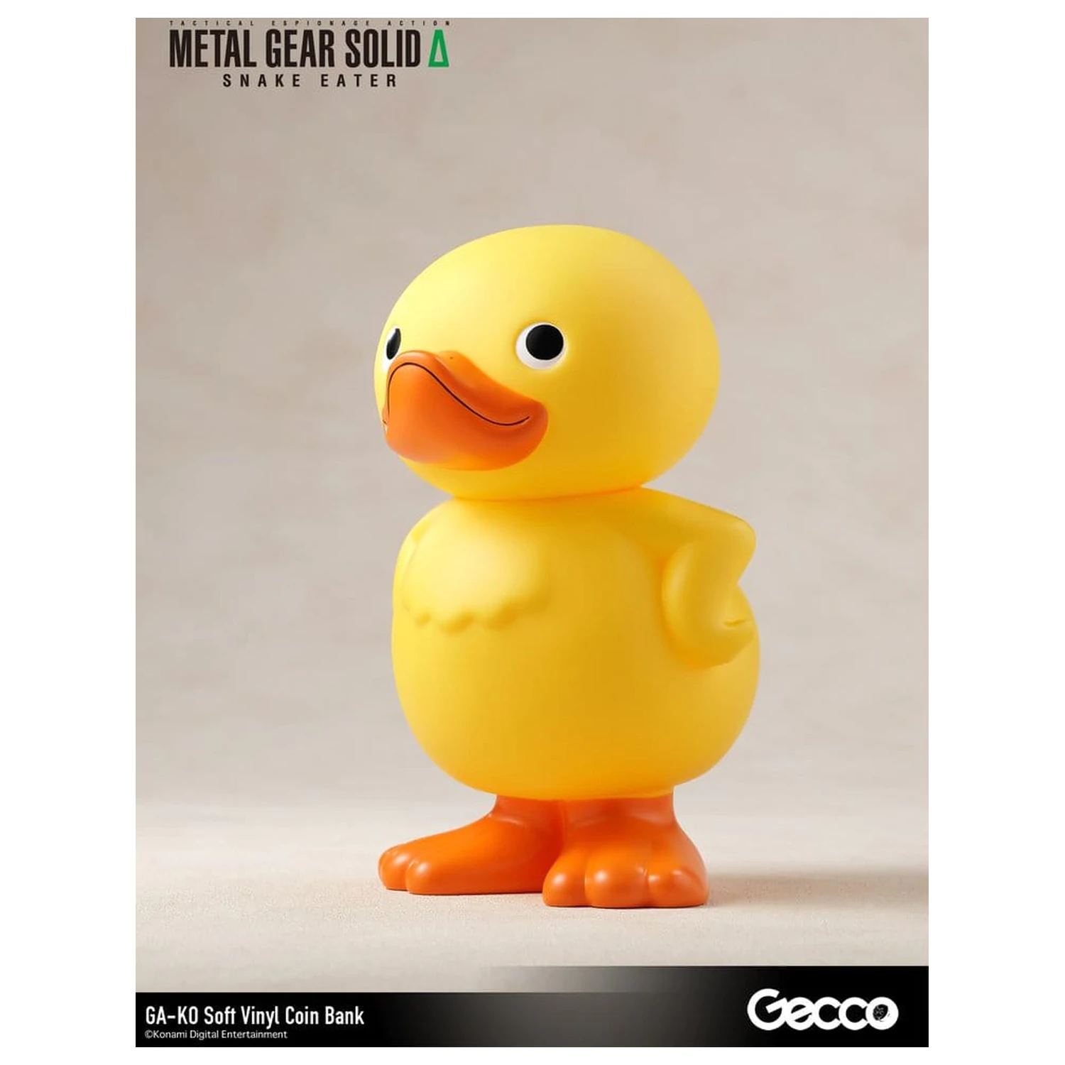 Metal Gear Solid Snake Eater Soft Vinyl Bank GA-KO 19 cm product photo