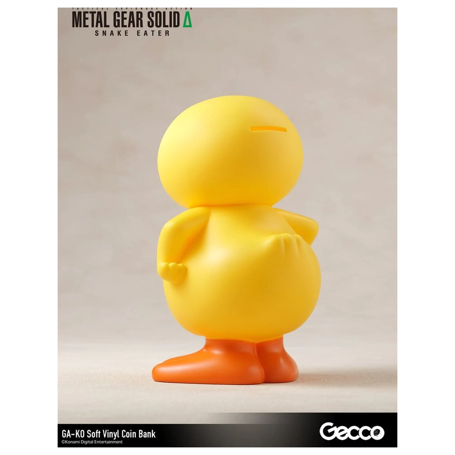 Metal Gear Solid Snake Eater Soft Vinyl Bank GA-KO 19 cm product photo