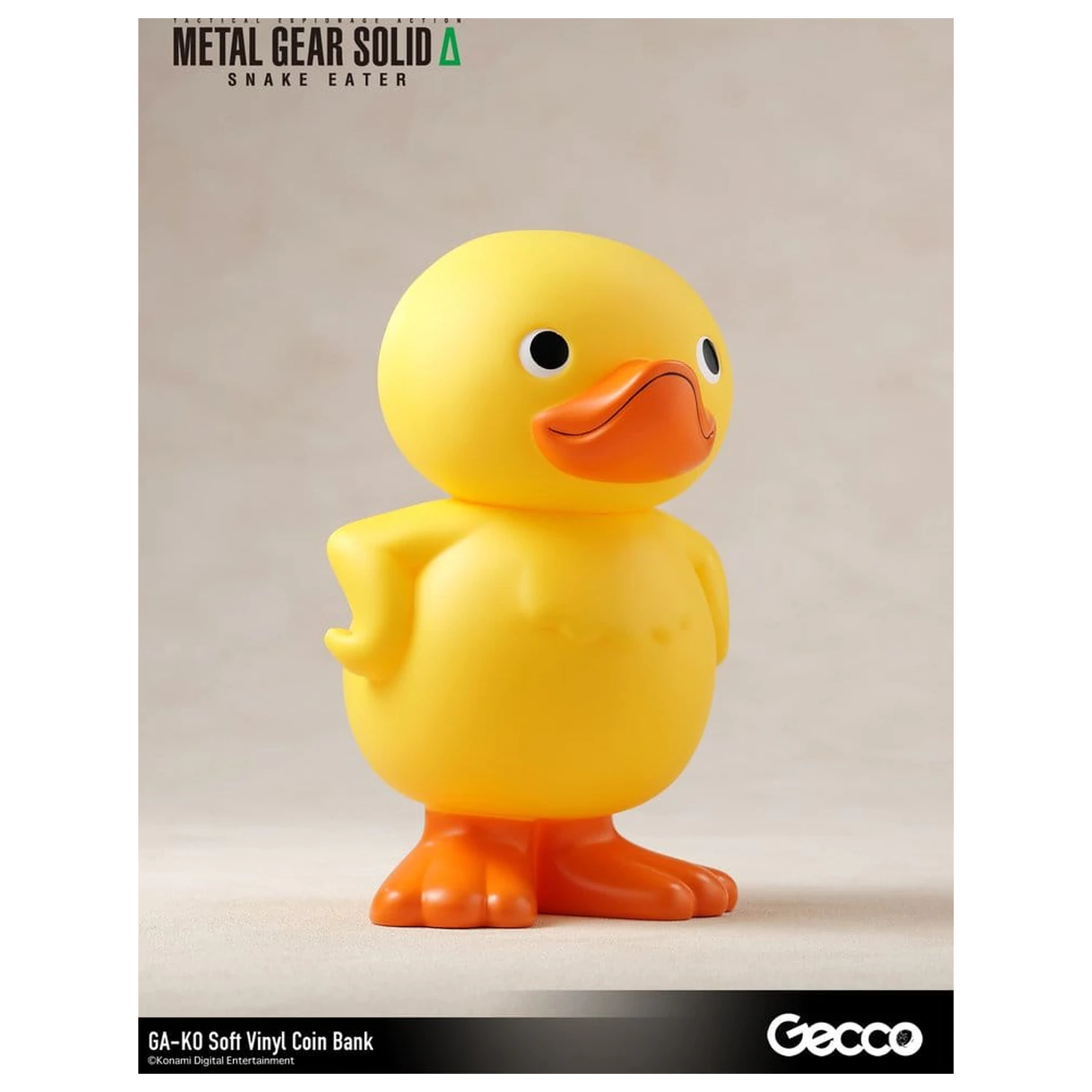 Metal Gear Solid Snake Eater Soft Vinyl Bank GA-KO 19 cm product photo