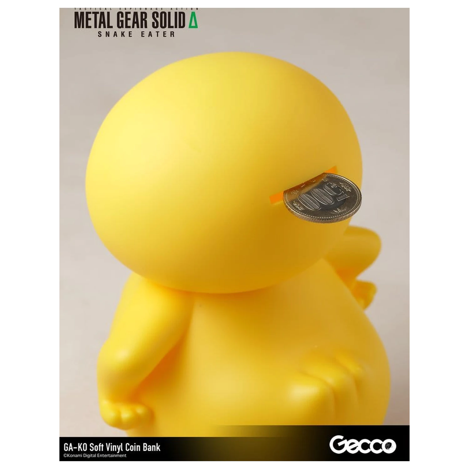 Metal Gear Solid Snake Eater Soft Vinyl Bank GA-KO 19 cm product photo