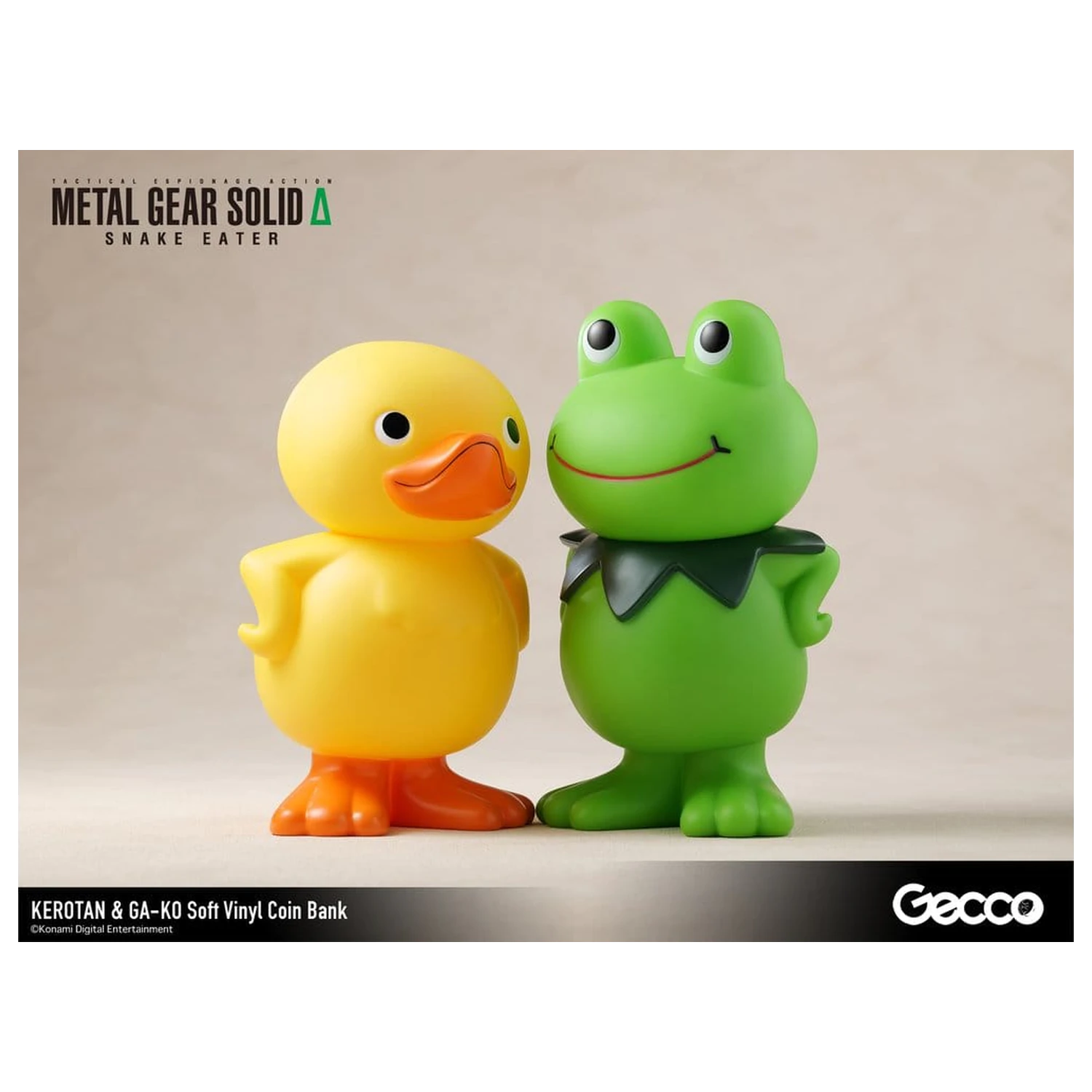 Metal Gear Solid Snake Eater Soft Vinyl Bank GA-KO 19 cm product photo