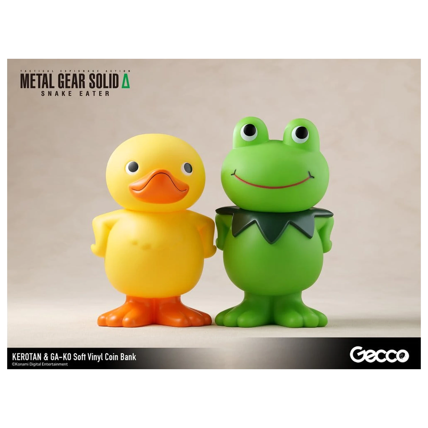 Metal Gear Solid Snake Eater Soft Vinyl Bank GA-KO 19 cm product photo