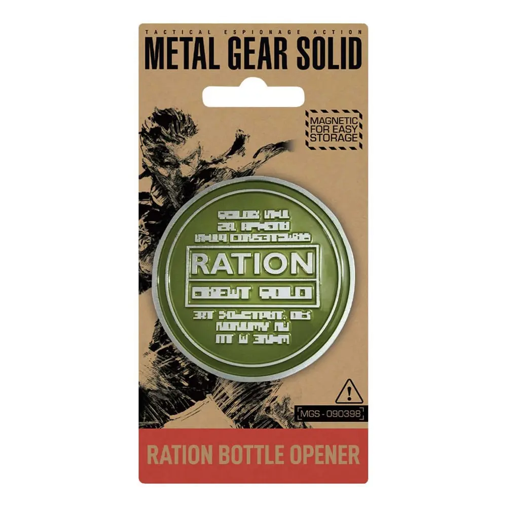 Metal Gear Solid Bottle Opener Solid Ration 8 cm termékfotó