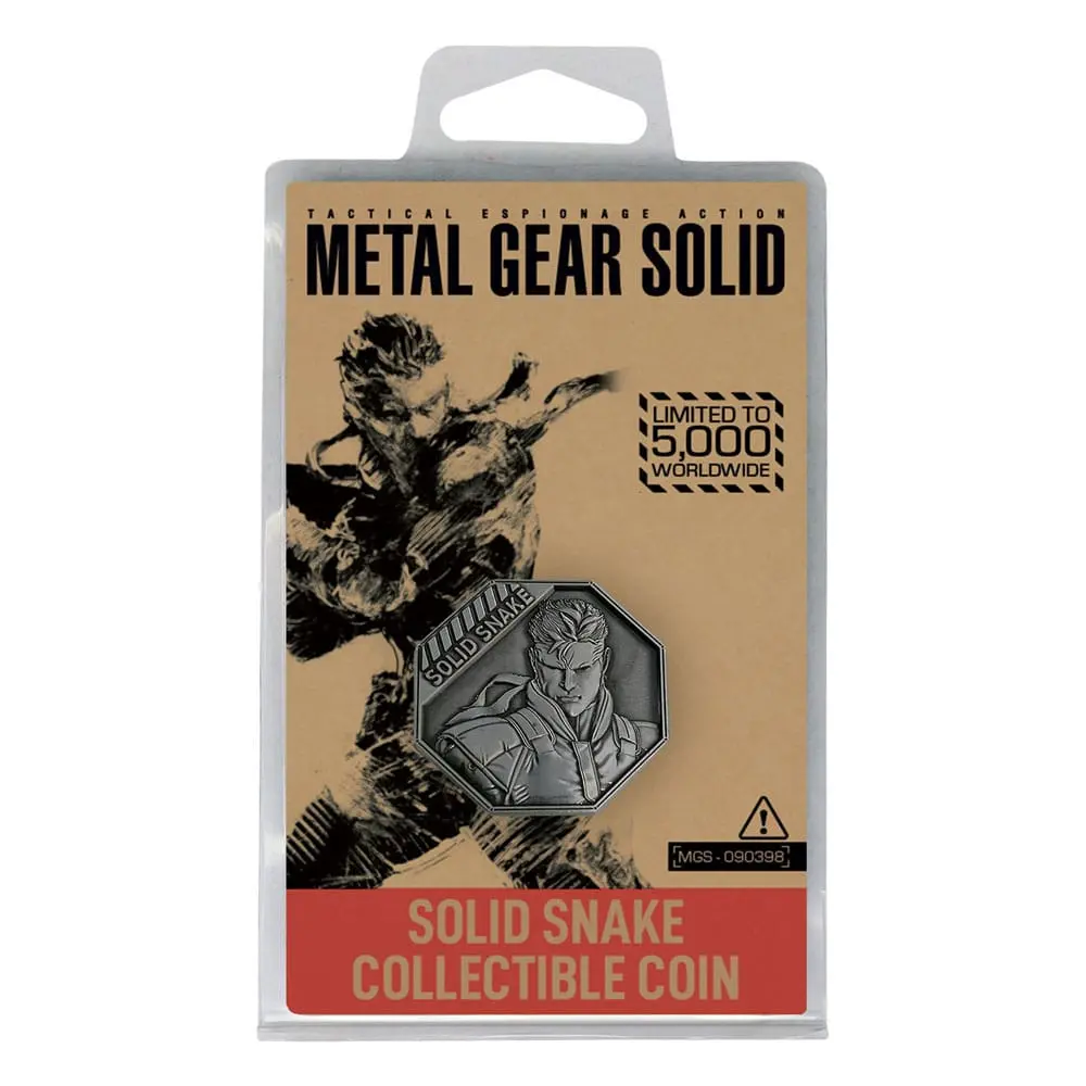 Metal Gear Solid Collectable Coin Solid Snake Limited Edition product photo