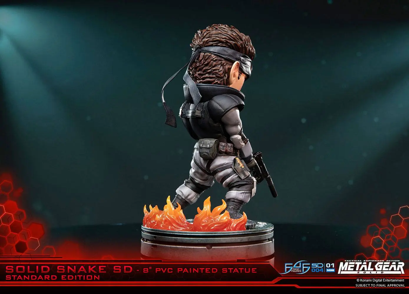 Metal Gear Solid PVC SD Statue Solid Snake 20 cm product photo