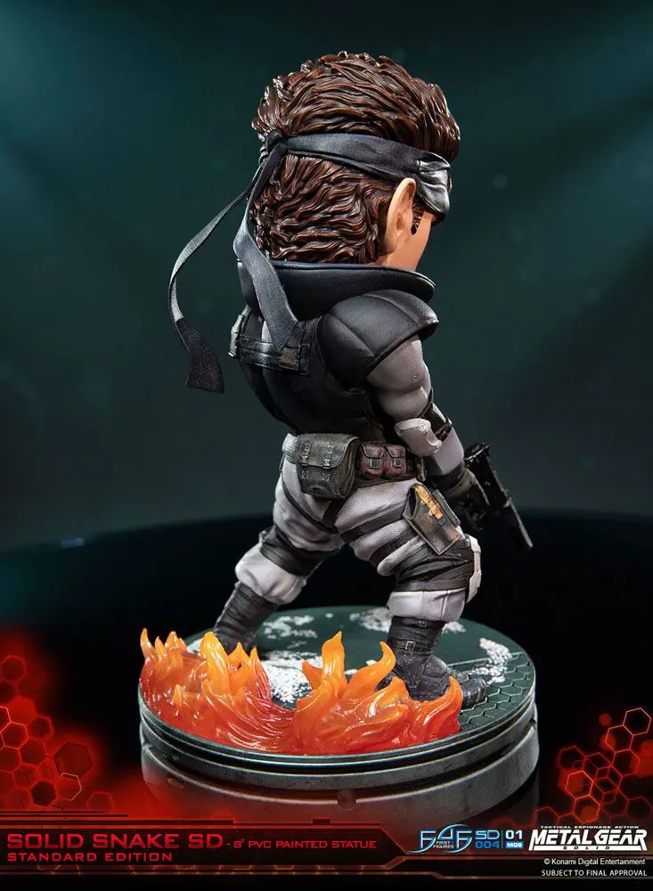Metal Gear Solid PVC SD Statue Solid Snake 20 cm product photo