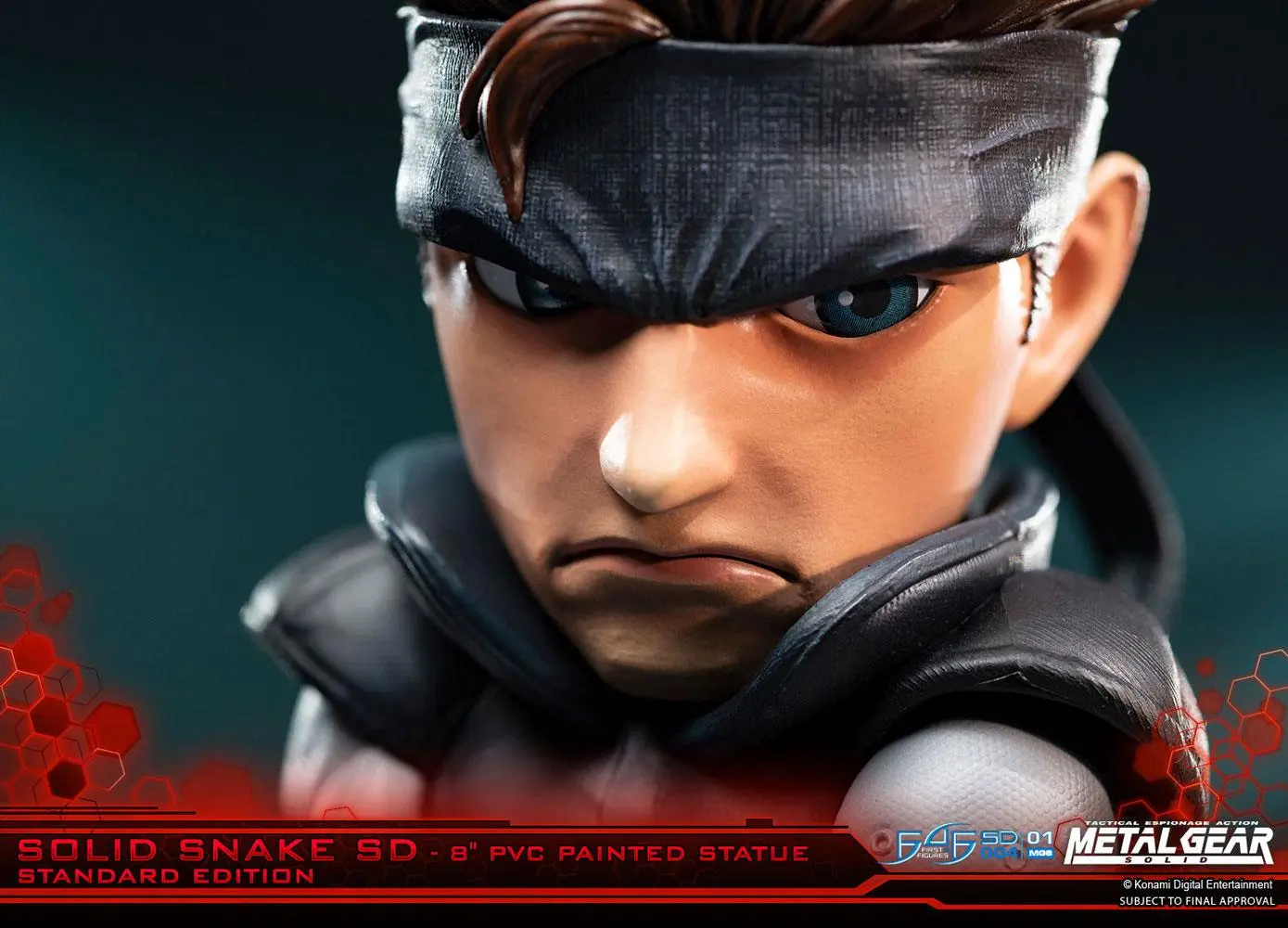 Metal Gear Solid PVC SD Statue Solid Snake 20 cm product photo