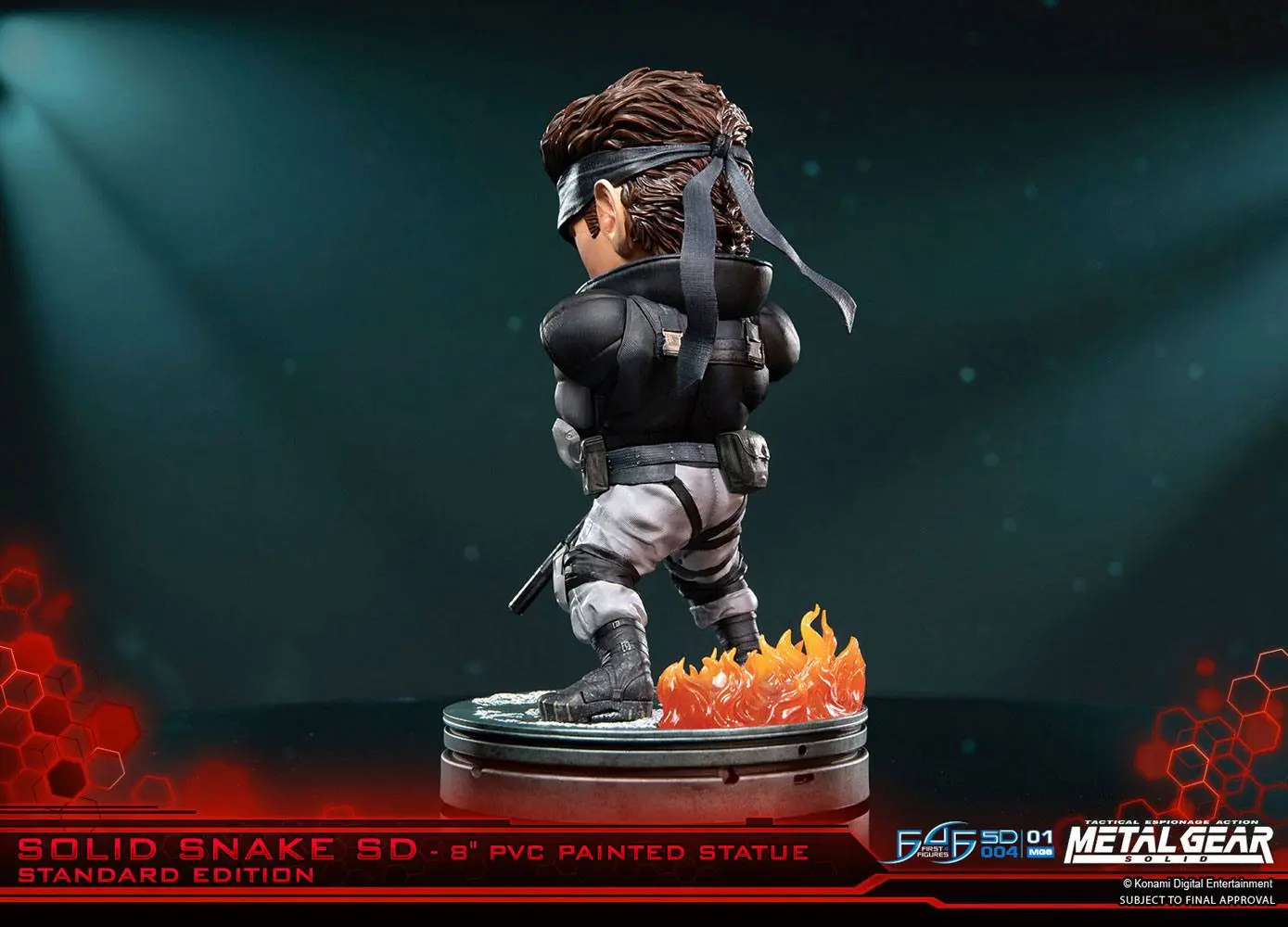 Metal Gear Solid PVC SD Statue Solid Snake 20 cm product photo