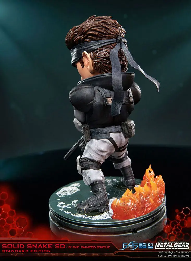 Metal Gear Solid PVC SD Statue Solid Snake 20 cm product photo