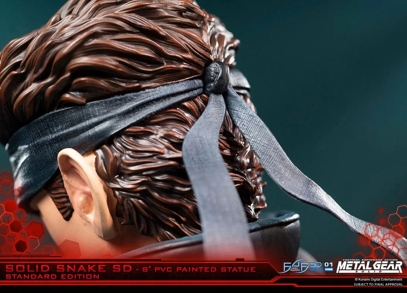 Metal Gear Solid PVC SD Statue Solid Snake 20 cm product photo